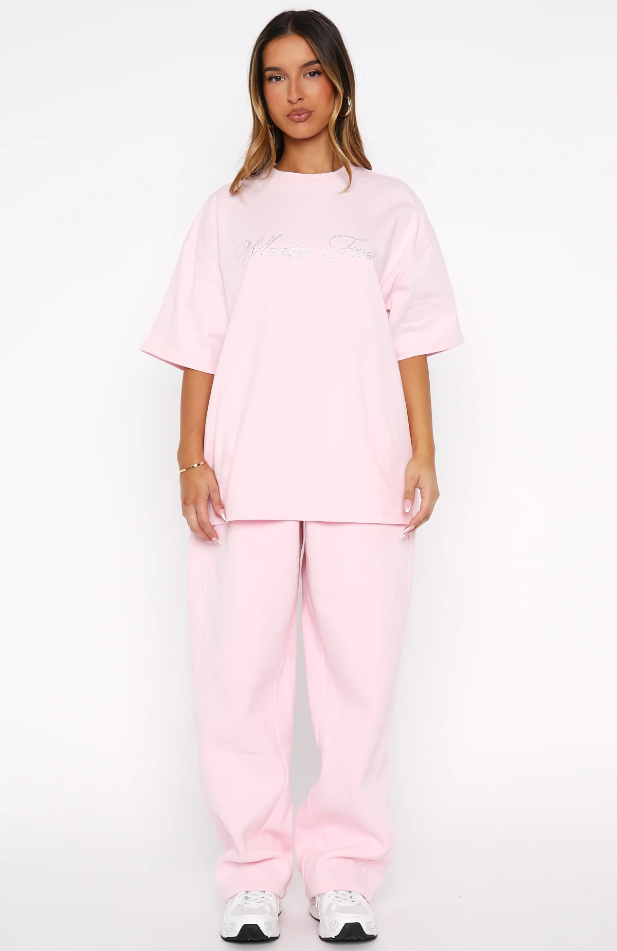 Make It Or Break It Oversized Tee Pink