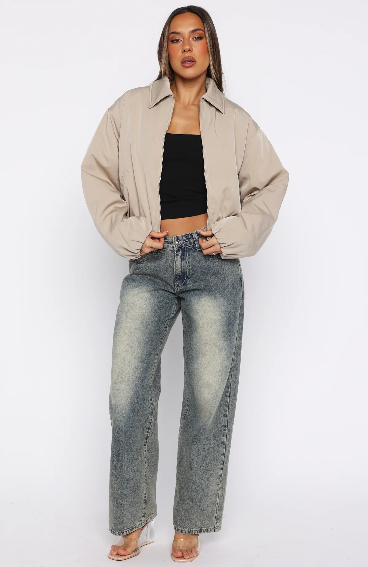 Back To Friends Jacket Sand