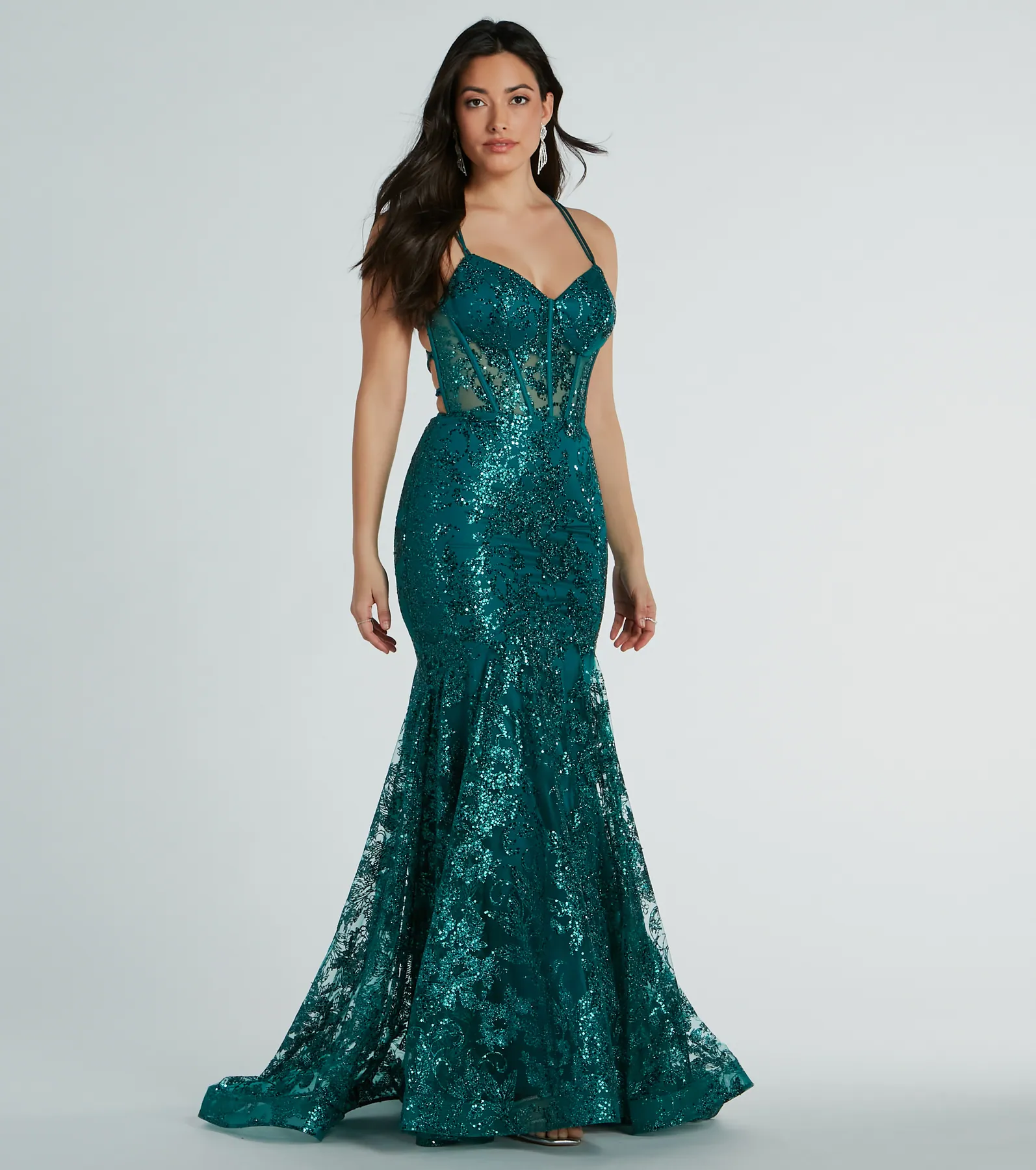 Alexandria formal sequin scroll dress best sale