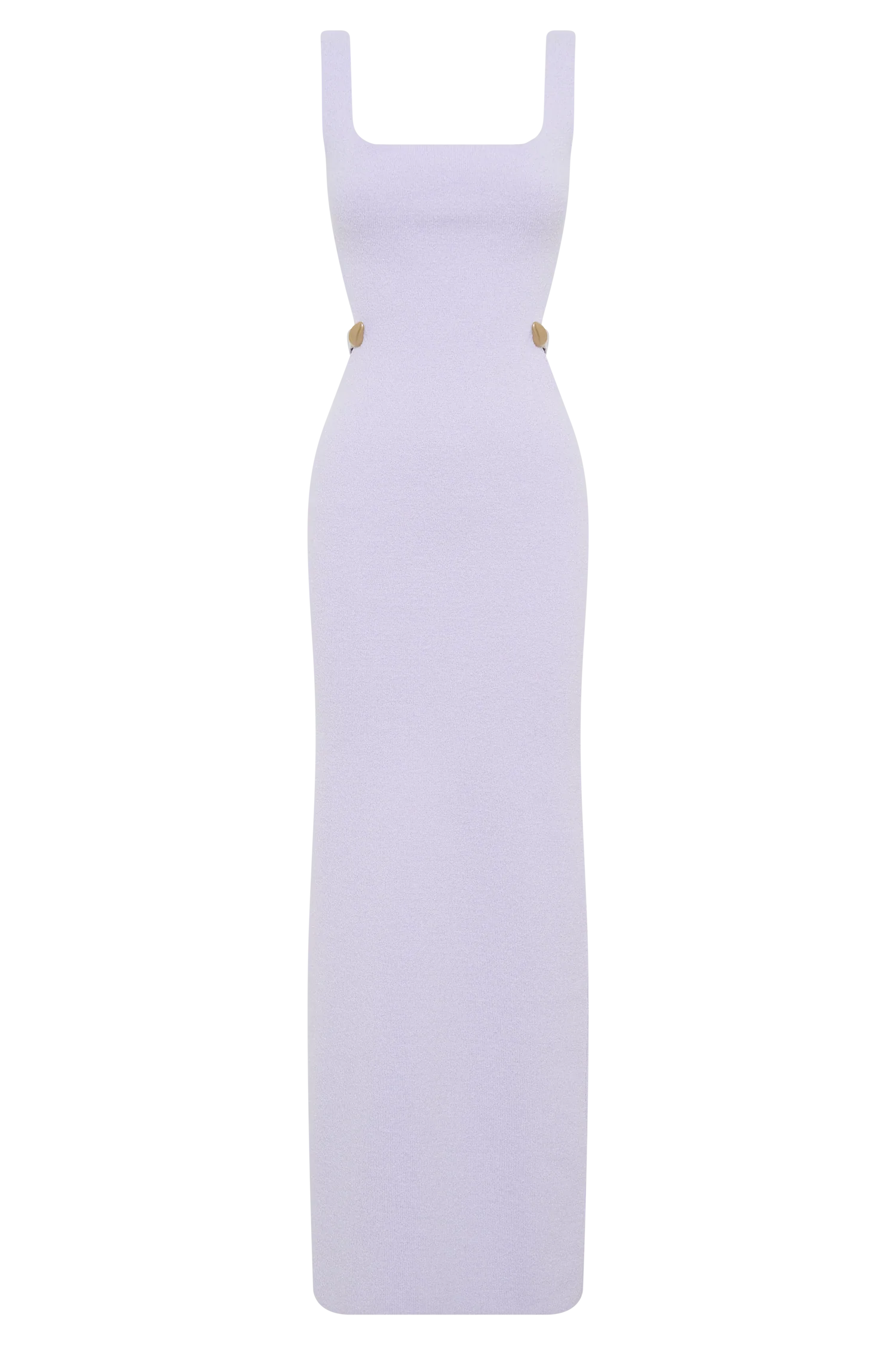 Alysanne Cut Out Knit Maxi Dress - Lilac