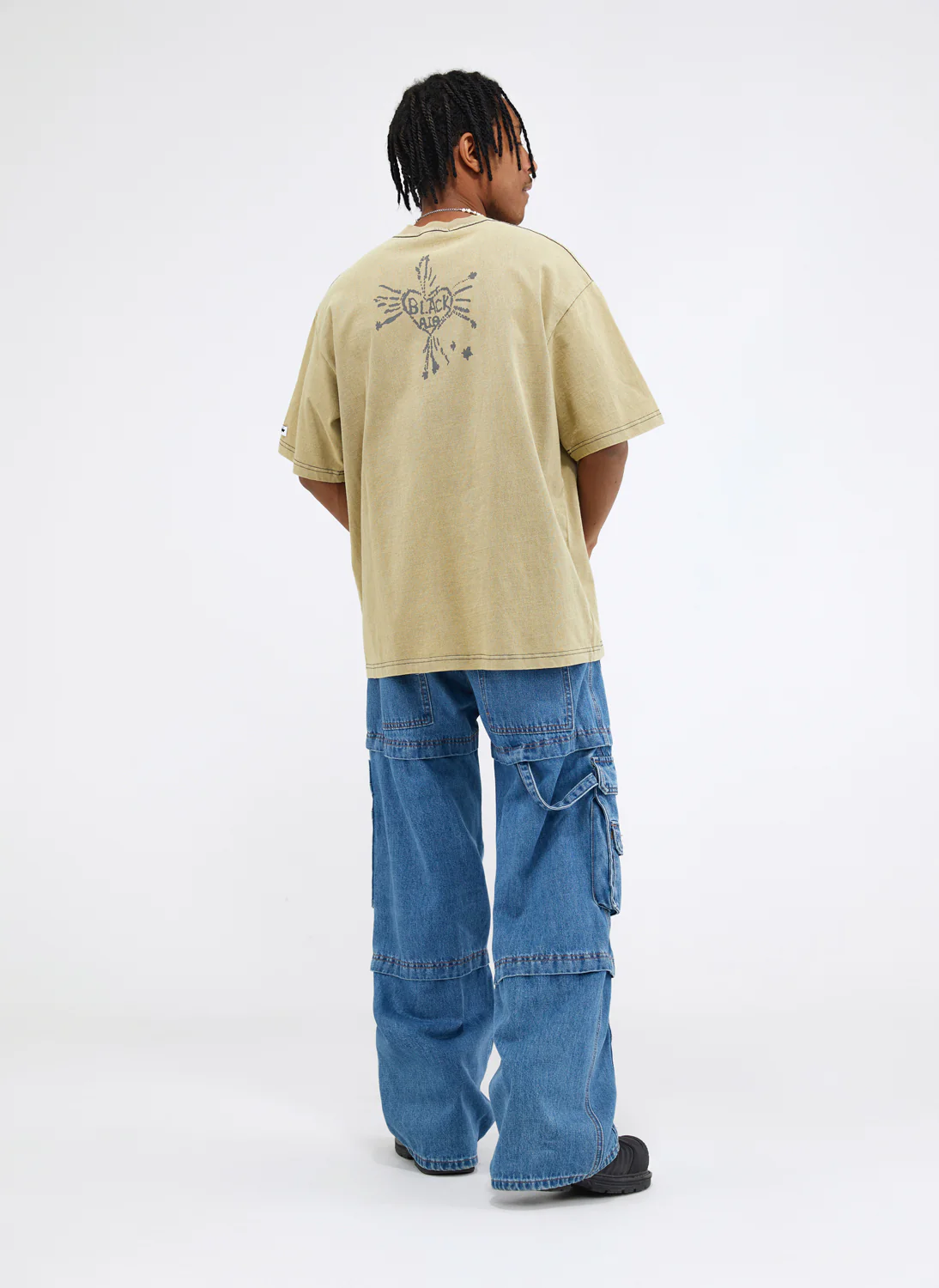 Blackair Mulberry Logo Patchwork T-Shirt