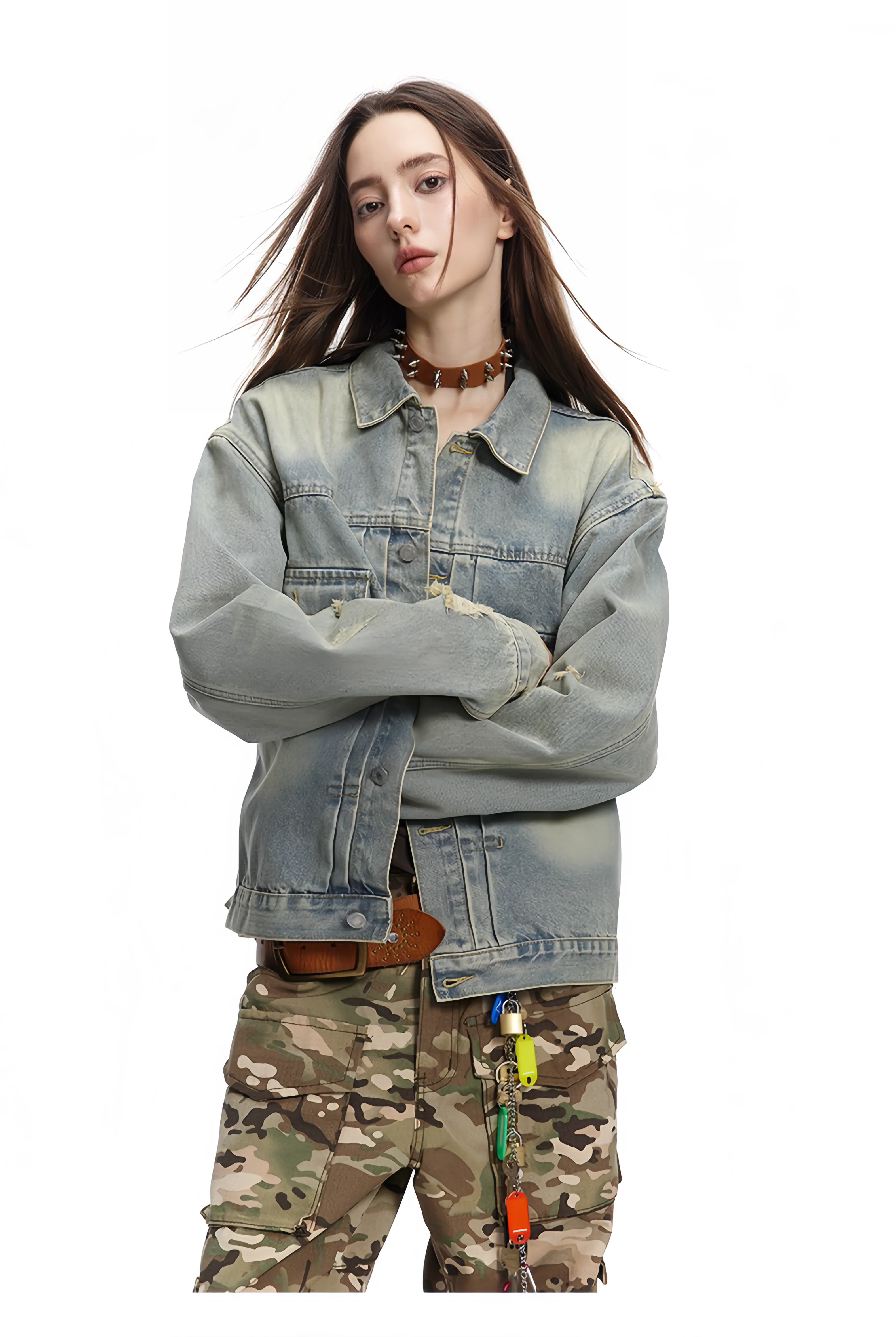 Tread-Water Feeding Denim Jacket