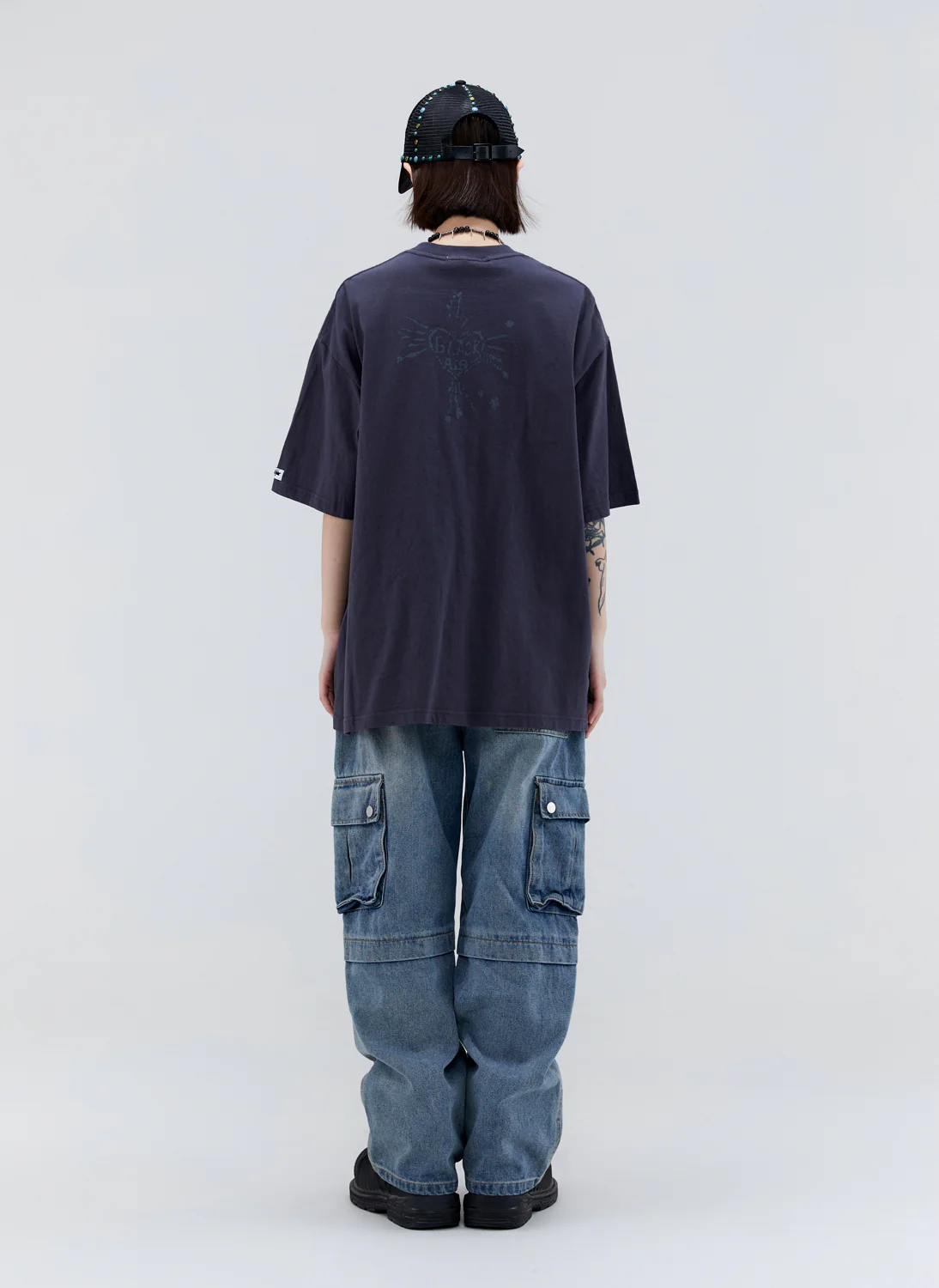 Blackair Mulberry Logo Patchwork T-Shirt