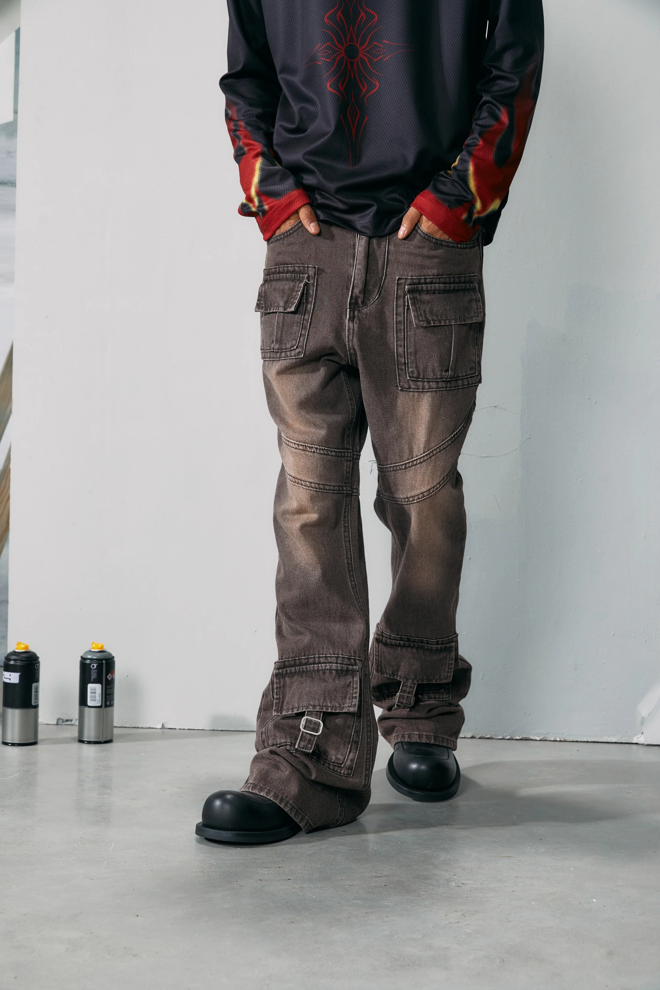 R69 Playing With Love Denim Pants