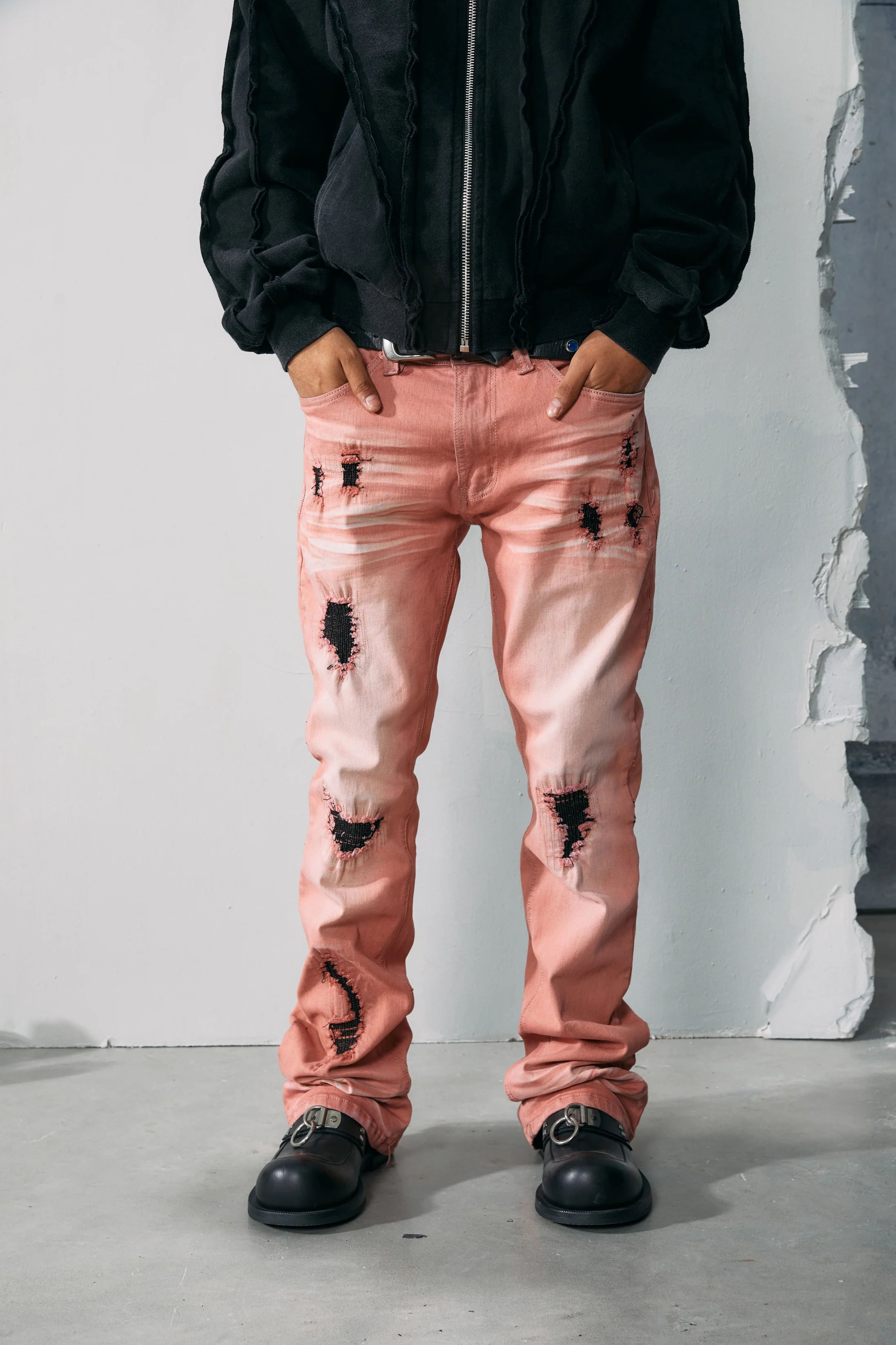 R69 Don'T Judge By Appearance Denim Pants