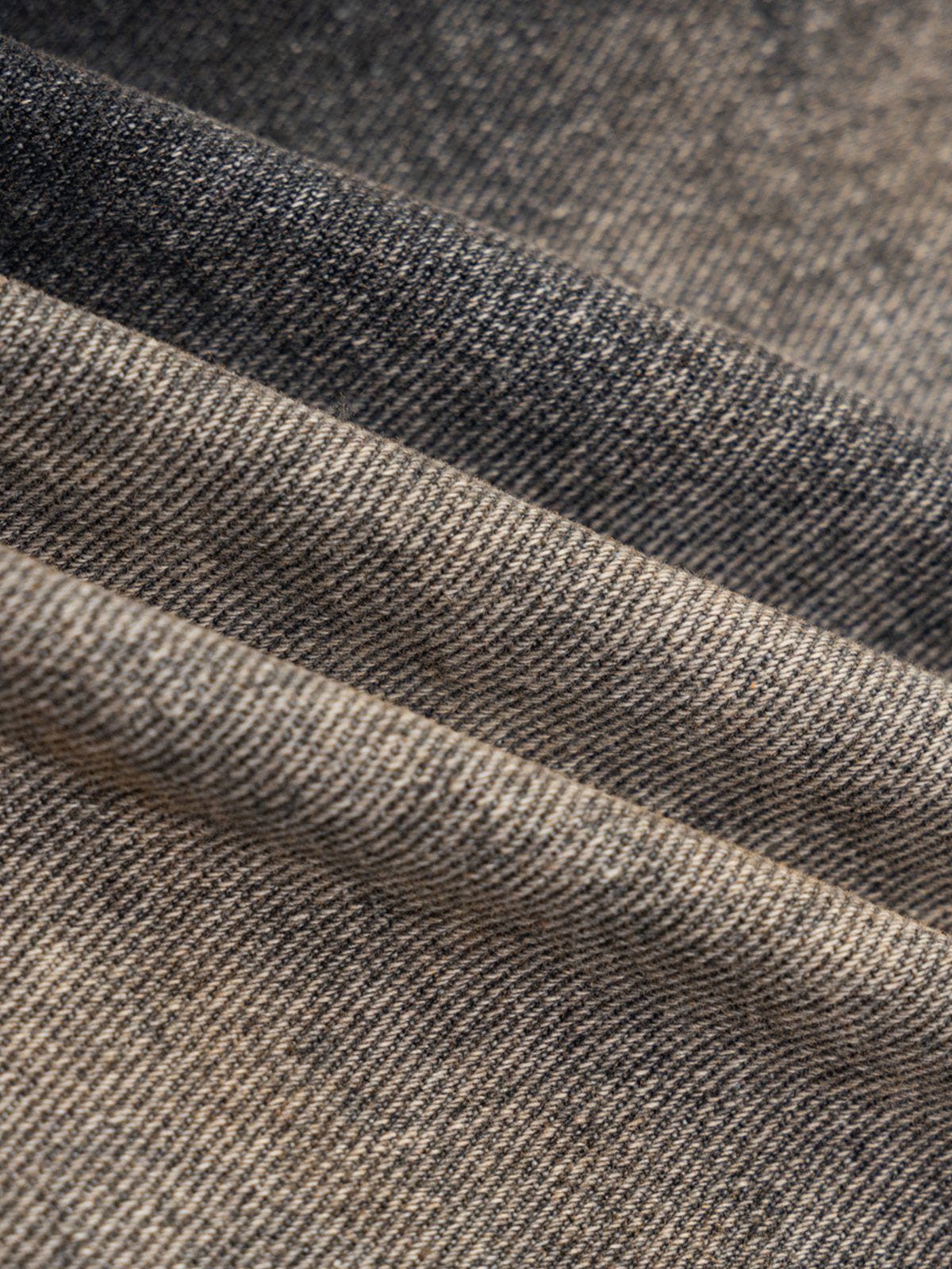 Aelfric Eden Mud Dyeing Denim Zip Up Hoodie