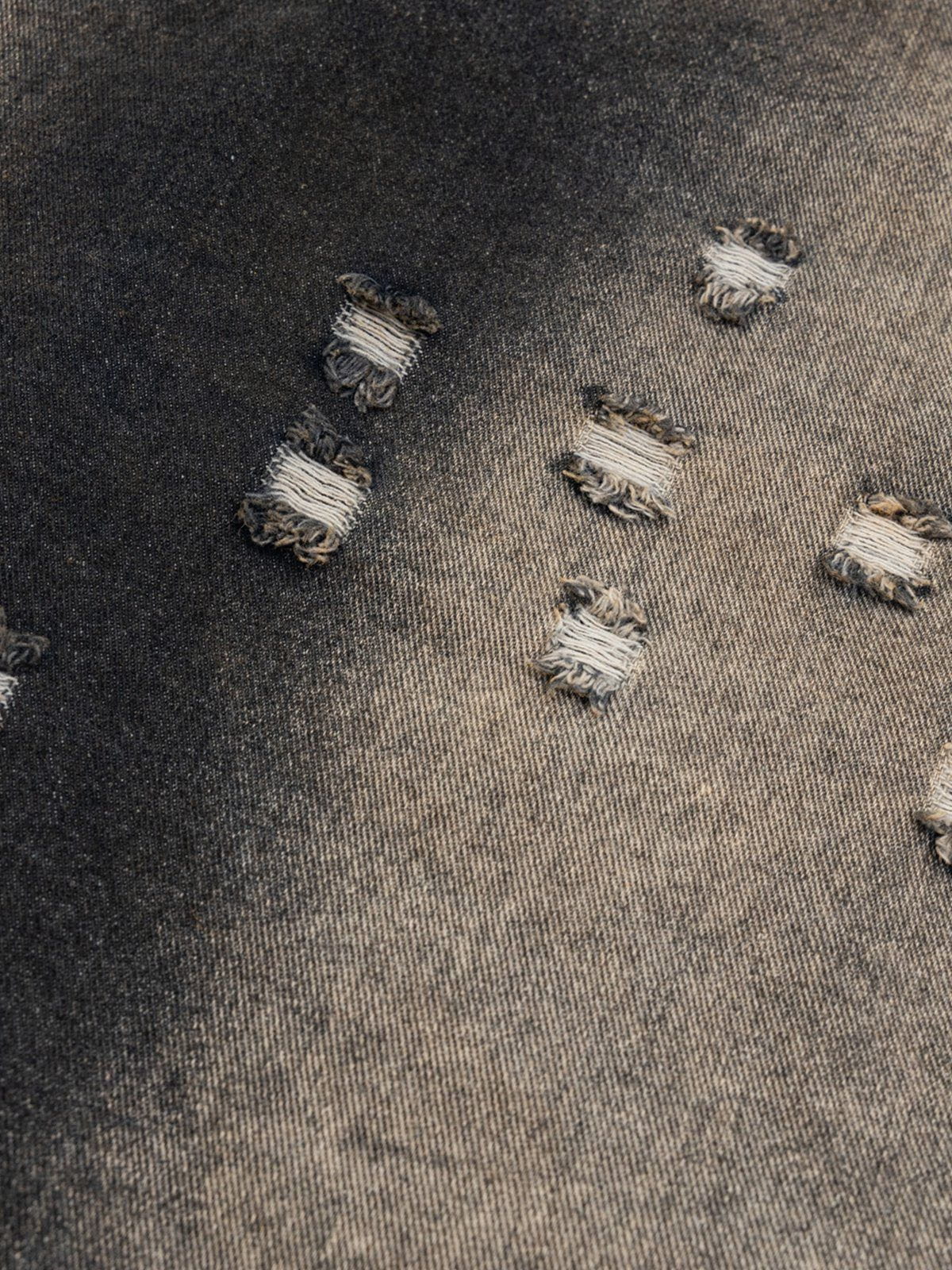 Aelfric Eden Mud Dyeing Denim Zip Up Hoodie