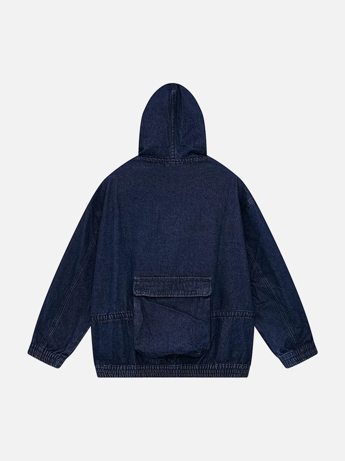 Aelfric Eden Denim Drawstring Zip Up Hoodie
