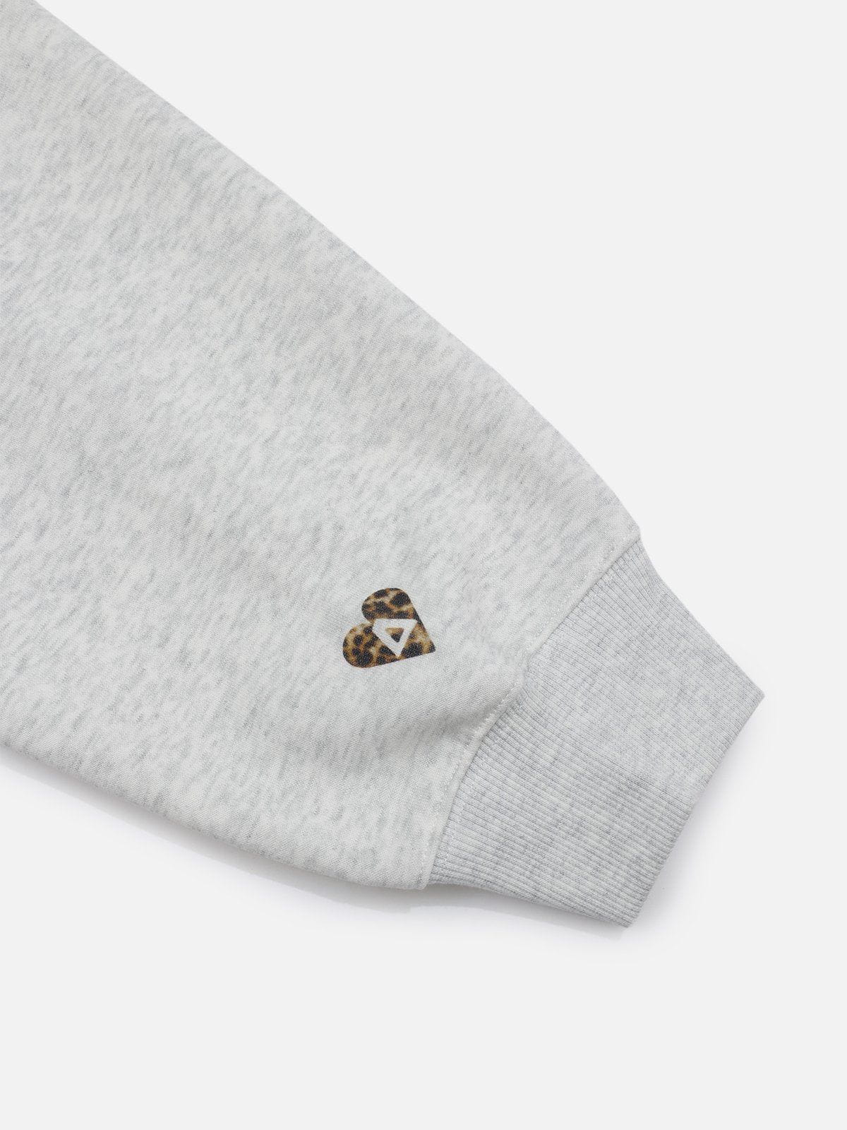 Aelfric Eden Leopard Print Patchwork Hoodie [Recommended By @regi._.mac]