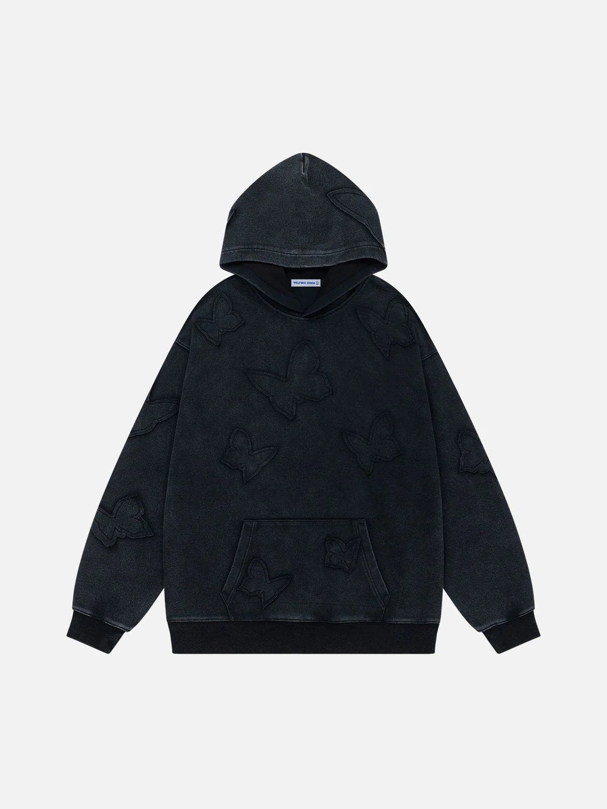 Aelfric Eden Applique Butterfly Washed Hoodie