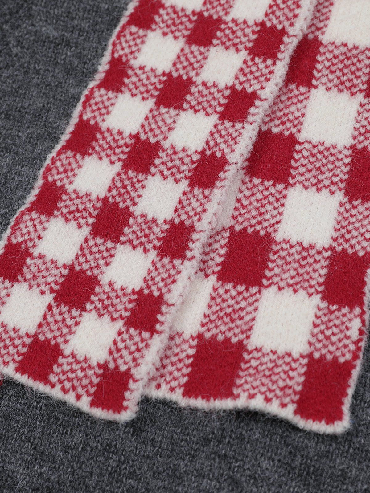 Aelfric Eden Knit Plaid Tie Hoodie