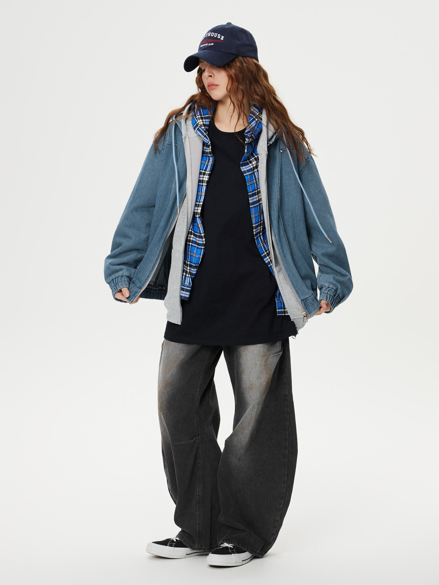 Aelfric Eden Denim Zip Up Hoodie