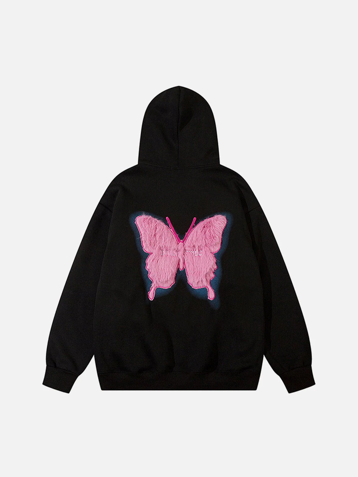 Aelfric Eden Flocking Butterfly Zip Up Hoodie