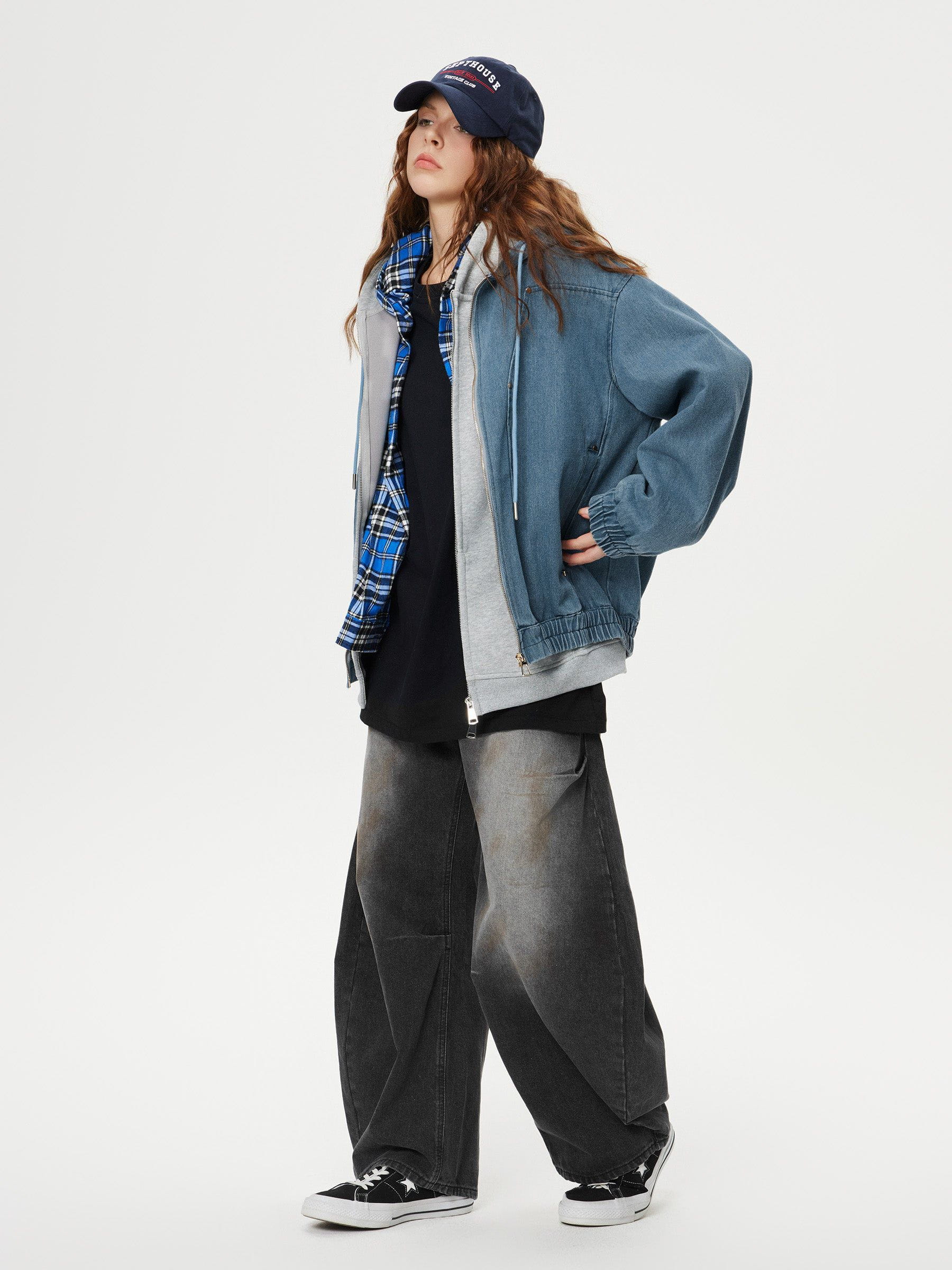 Aelfric Eden Denim Zip Up Hoodie