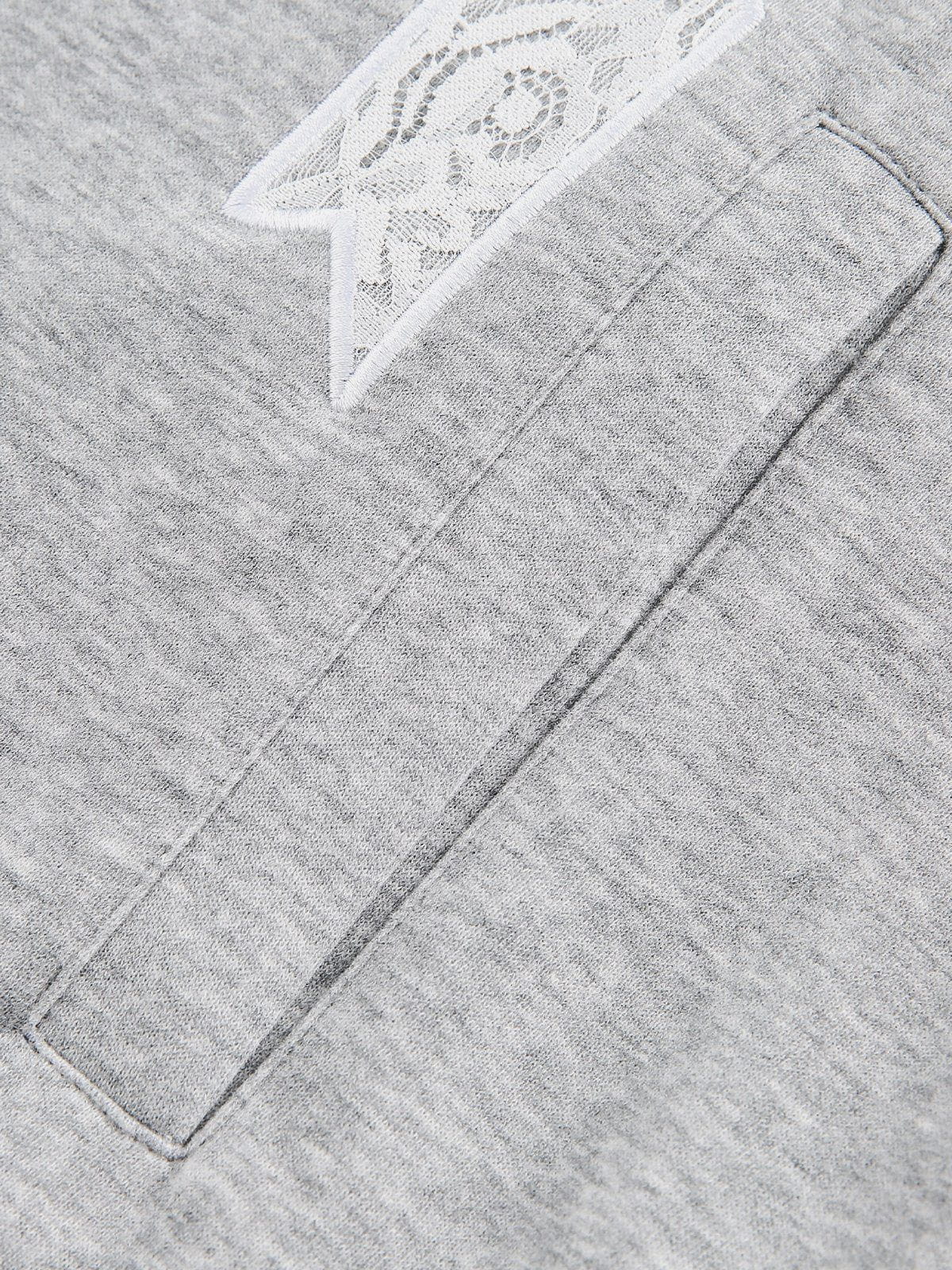 Aelfric Eden Embroidery Lace Bow Zip Up Hoodie