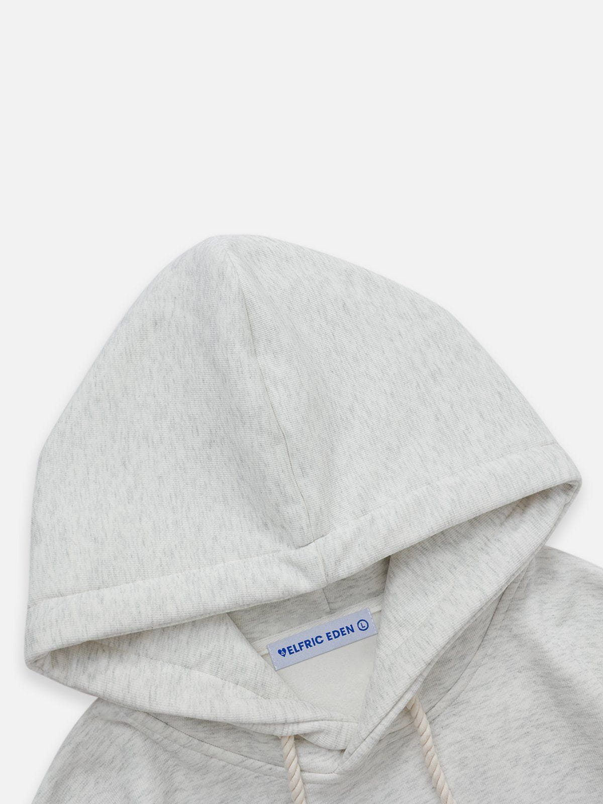 Aelfric Eden Denim Star Applique Embroidery Hoodie