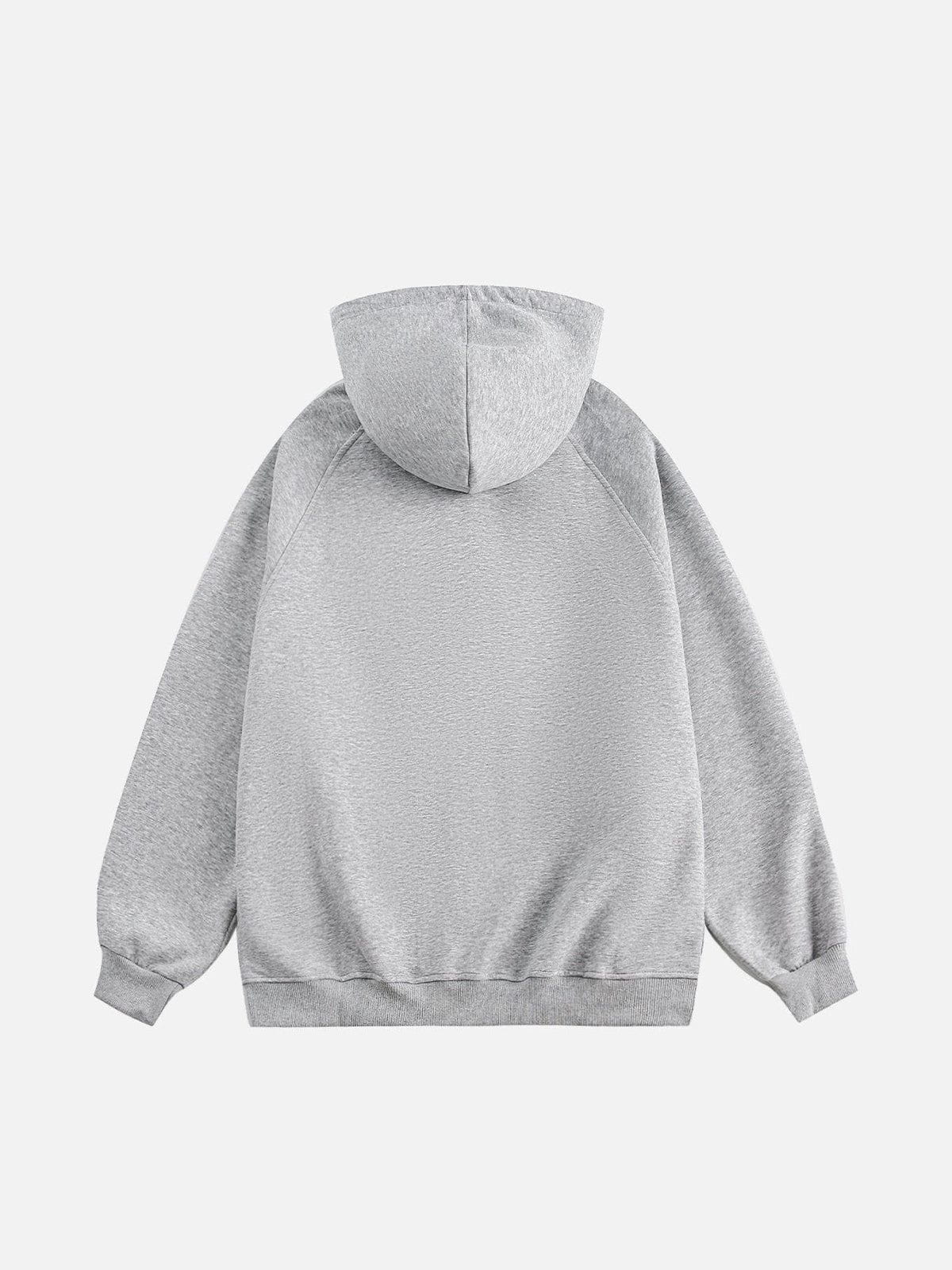 Aelfric Eden Embroidery Lace Bow Zip Up Hoodie