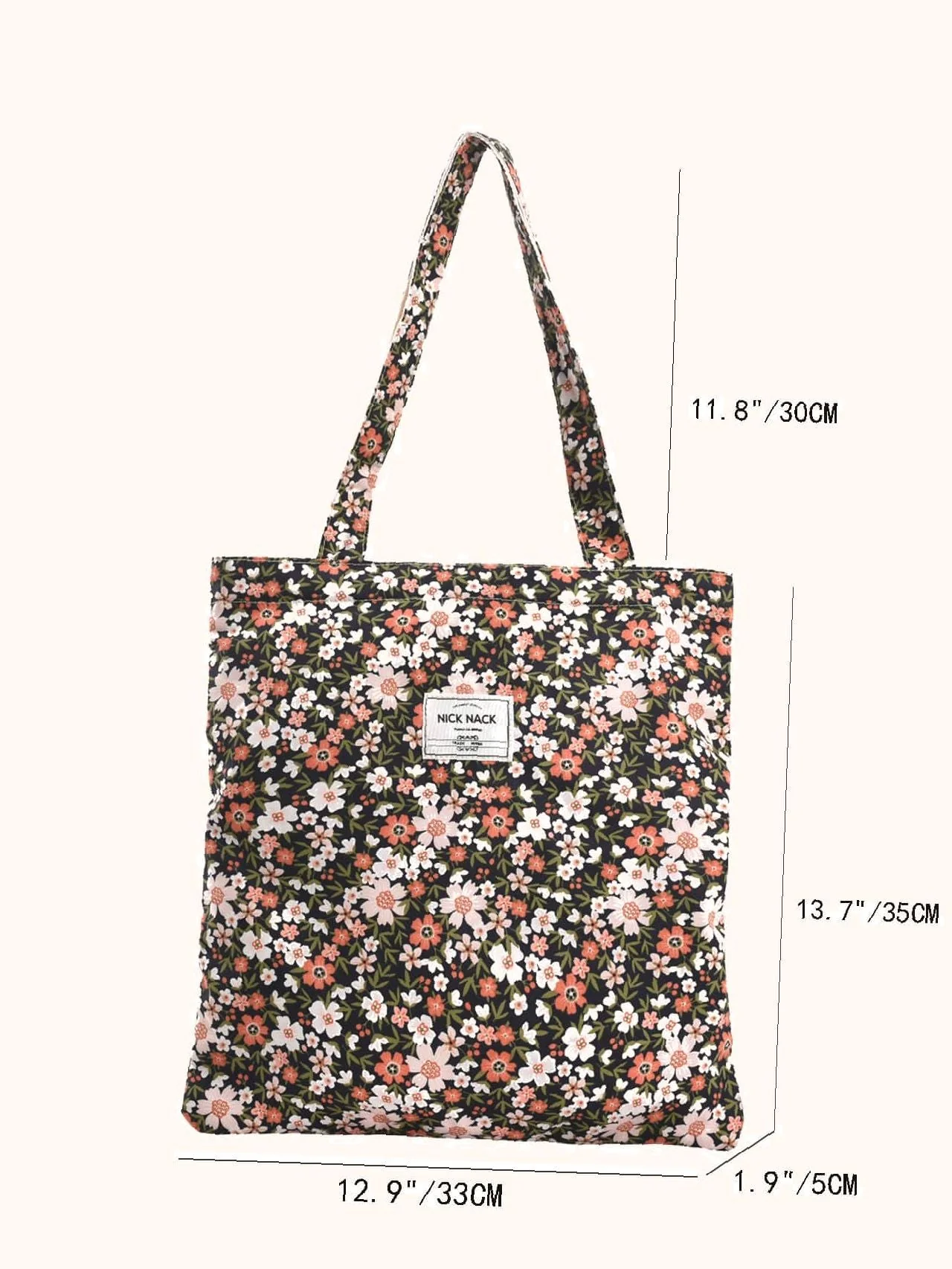 Bag For Love - Ditsy Floral Tote Bag  - Women Tote Bags
