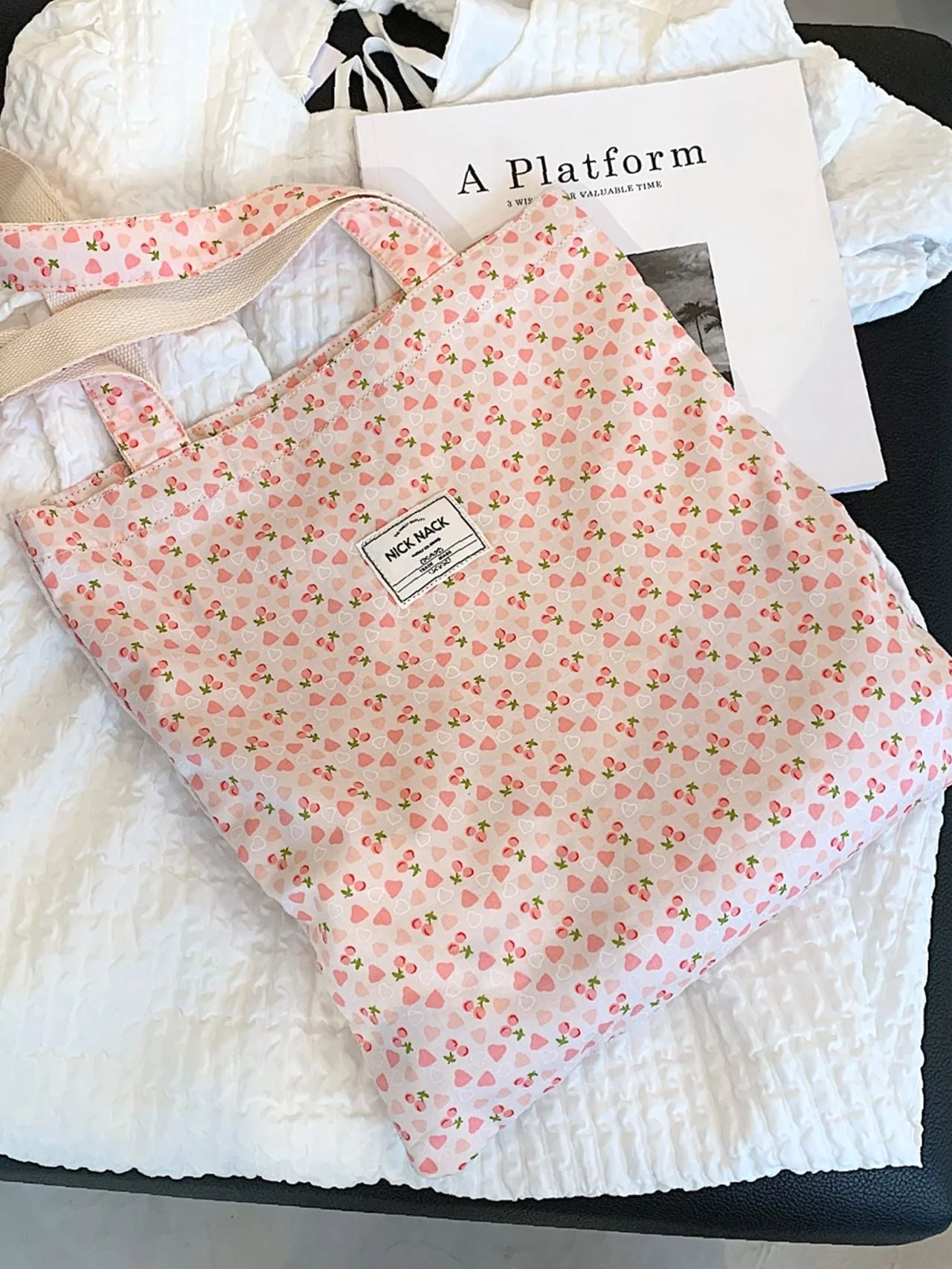 Bag For Love - Ditsy Floral Tote Bag  - Women Tote Bags