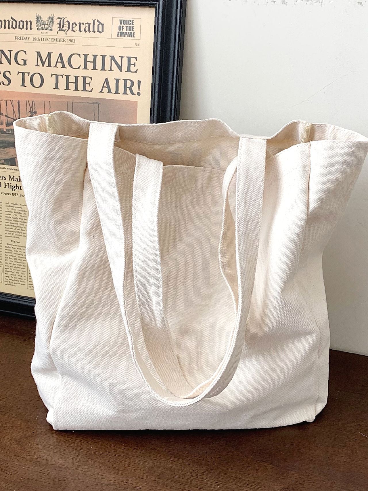 Bag For Love - Letter Graphic Shopper Bag  - Women Tote Bags