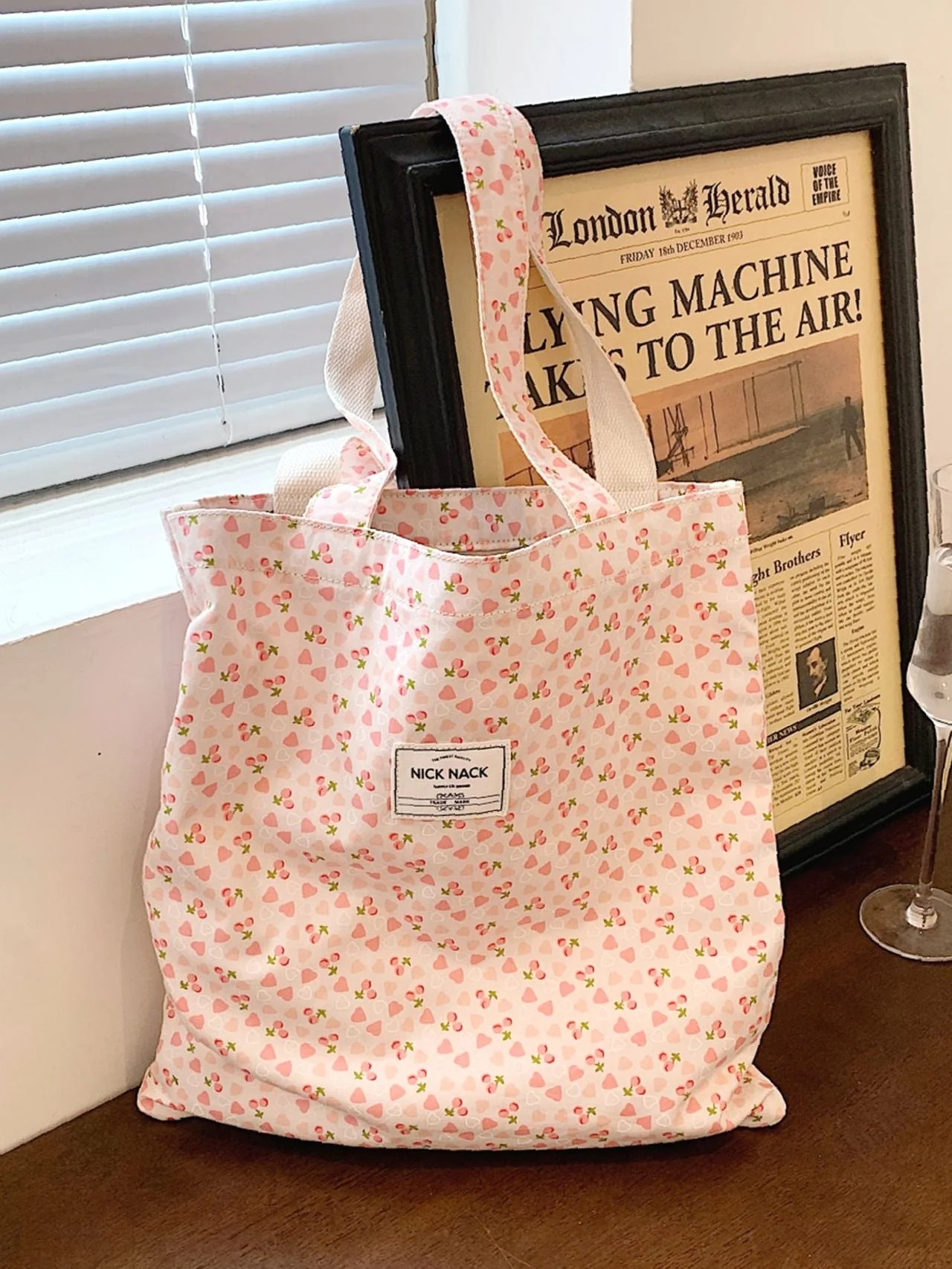 Bag For Love - Ditsy Floral Tote Bag  - Women Tote Bags