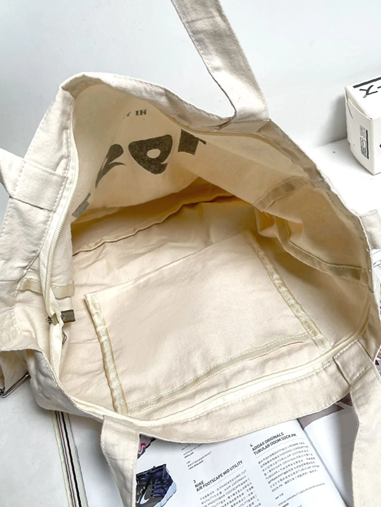 Bag For Love - Number Graphic Tote Bag  - Women Tote Bags