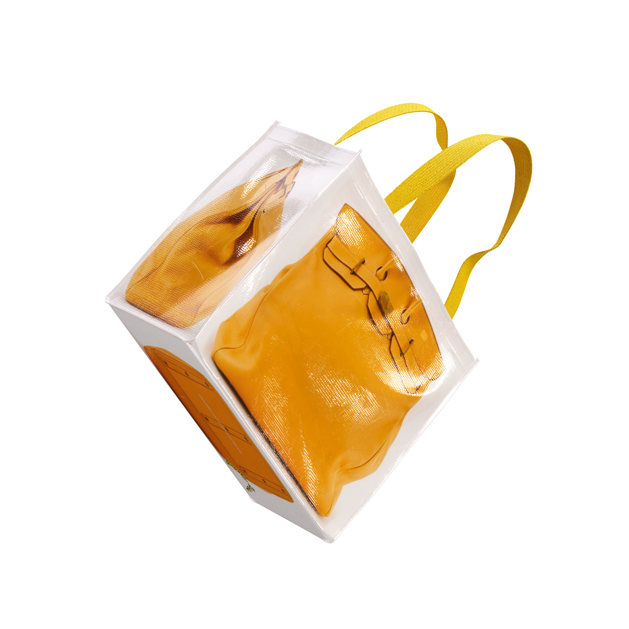 Grocery Bags Creative Parody Platinum Bag Print Woven Bag Full Take Down Birkin Fitness Casual Bag