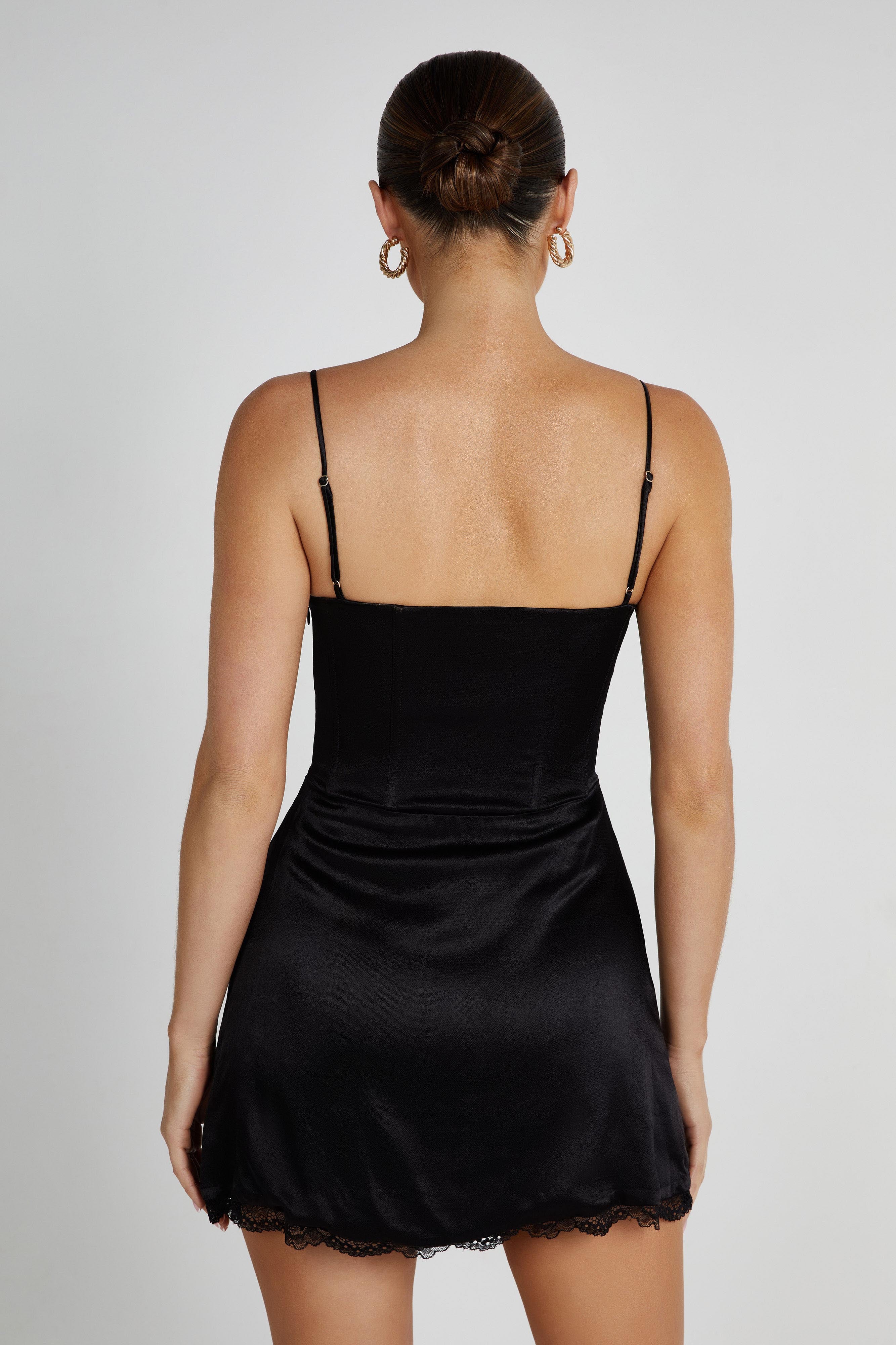 MESHKI Kalila Corset Mini Dress - Black