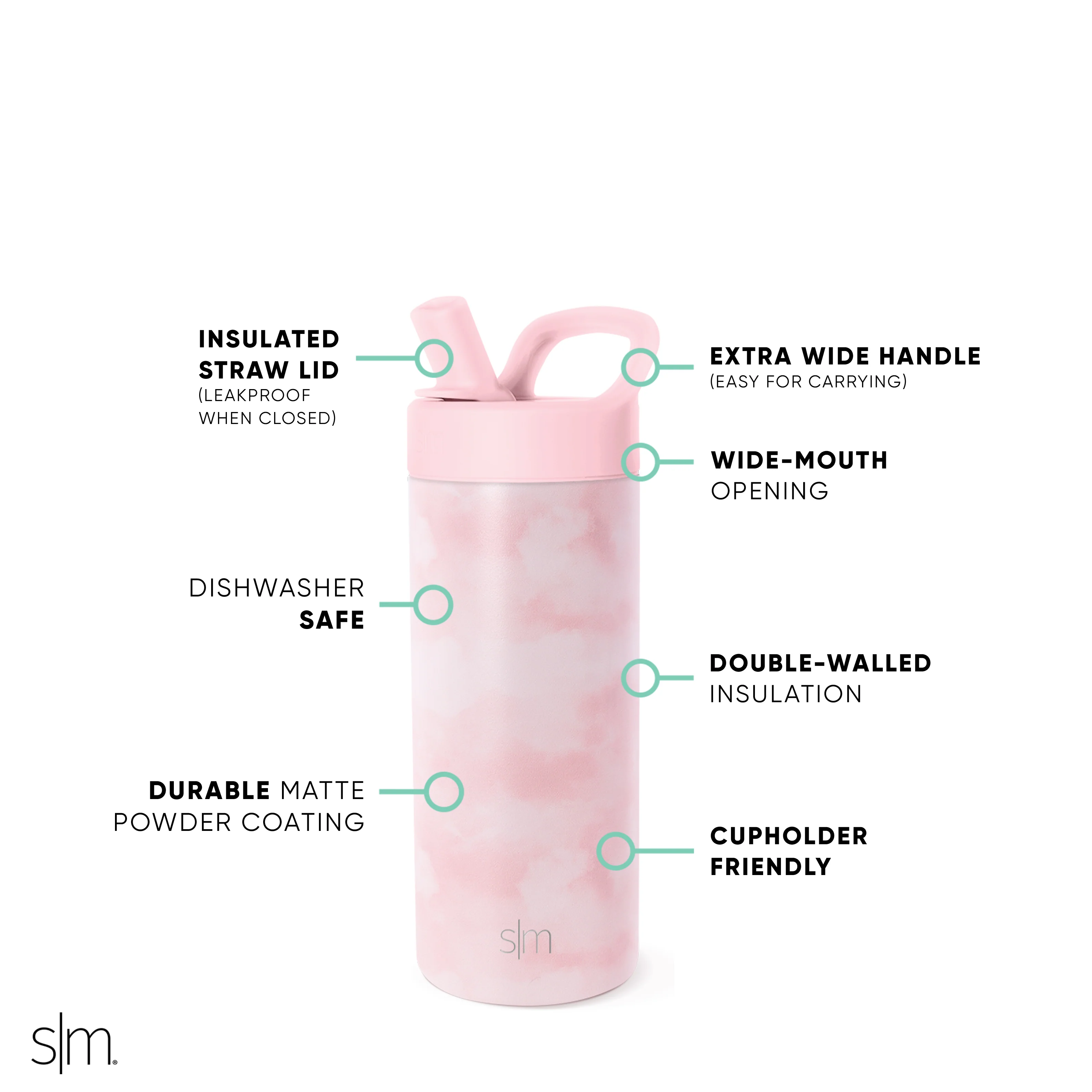 Mesa with Manual Straw Lid