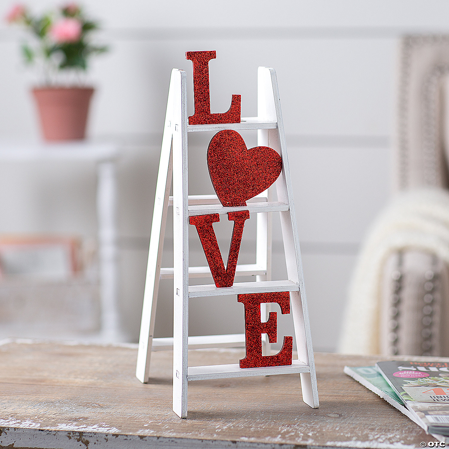 Valentine Ladder Tabletop Decoration