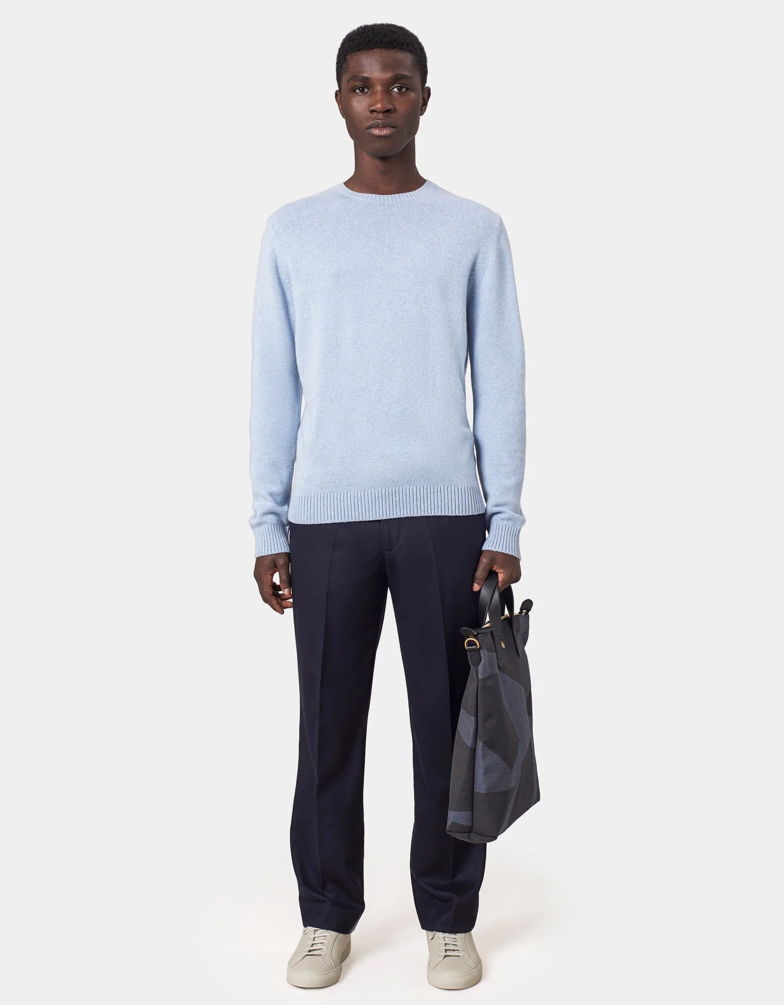 Classic Merino Wool Crew - Purple Haze