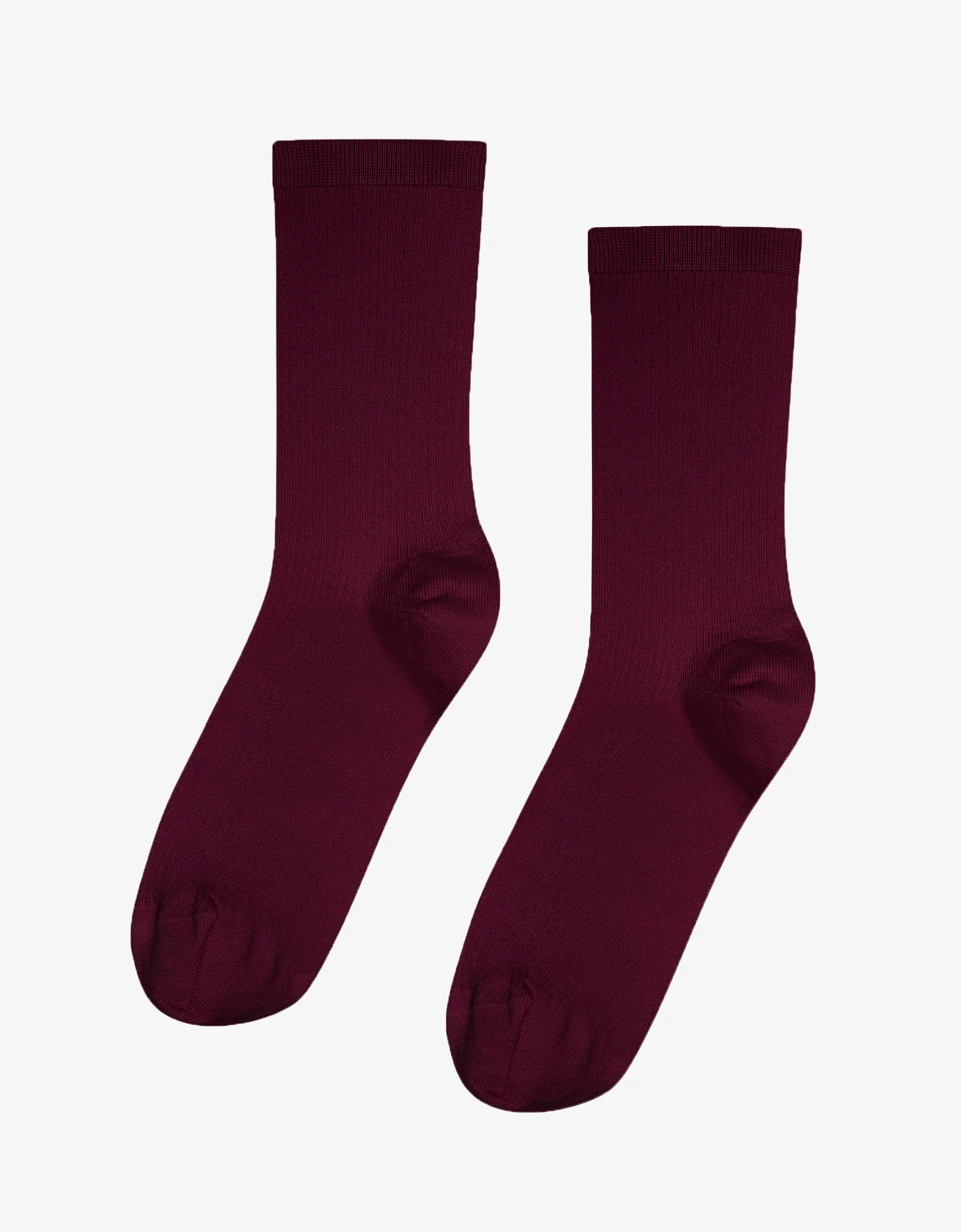 Women Classic Organic Sock - Oxblood Red