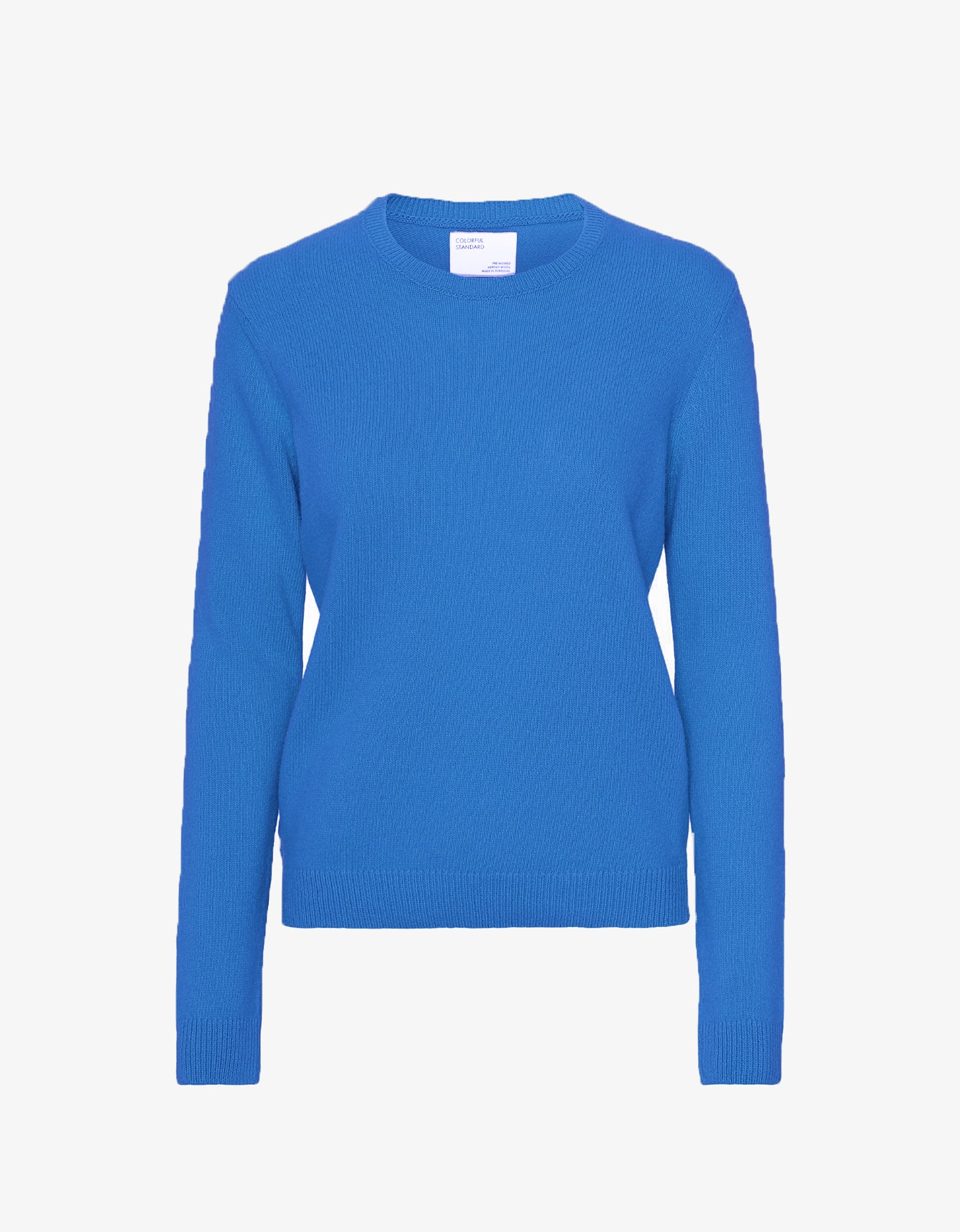Women Classic Merino Wool Crew - Pacific Blue