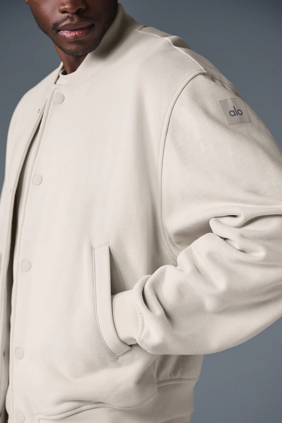 Renown Varsity Jacket - Bone