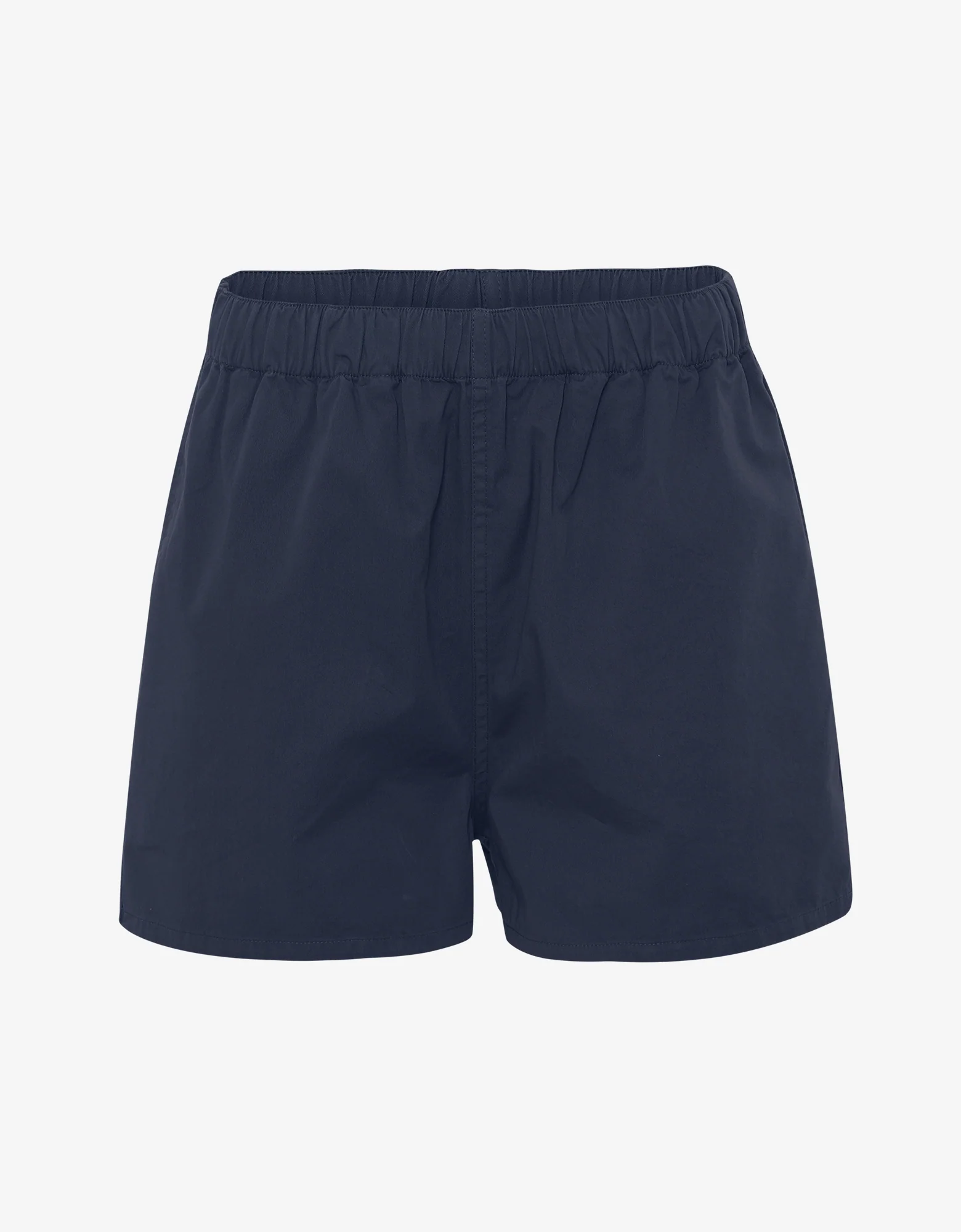 Women Organic Twill Shorts - Navy Blue