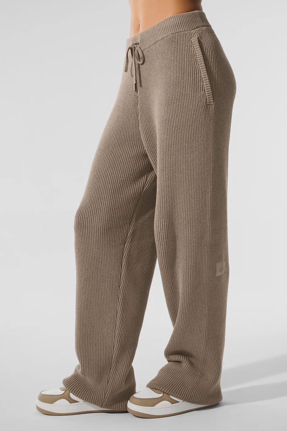 Domain Rib Knit Sweatpant - Gravel