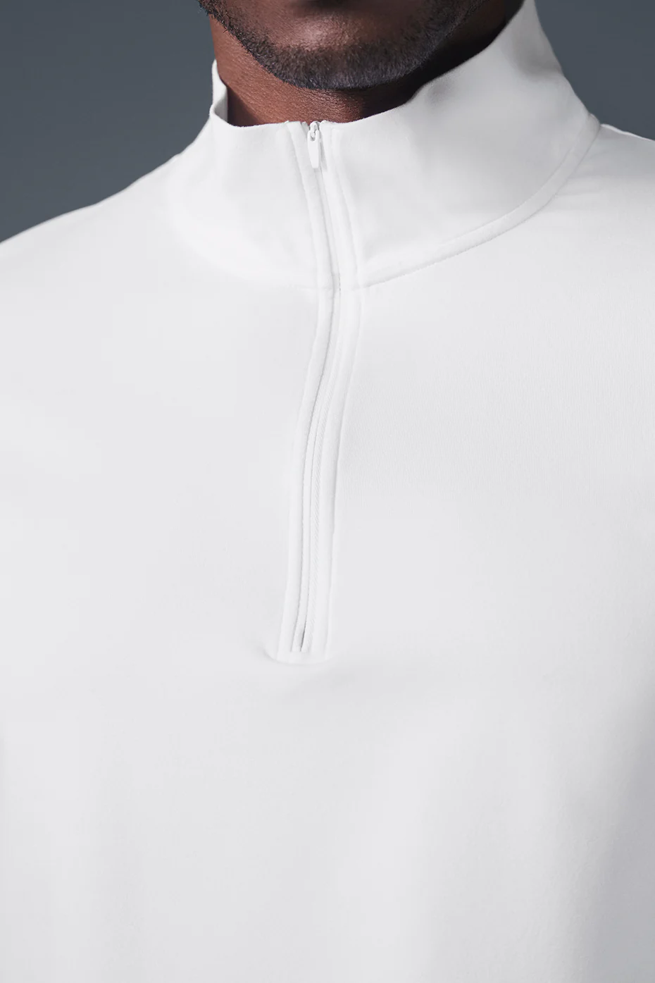 Conquer 1/4 Zip Reform Long Sleeve - White
