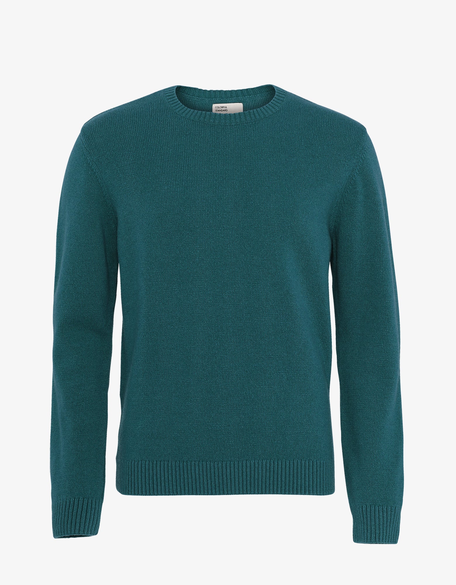 Classic Merino Wool Crew - Ocean Green