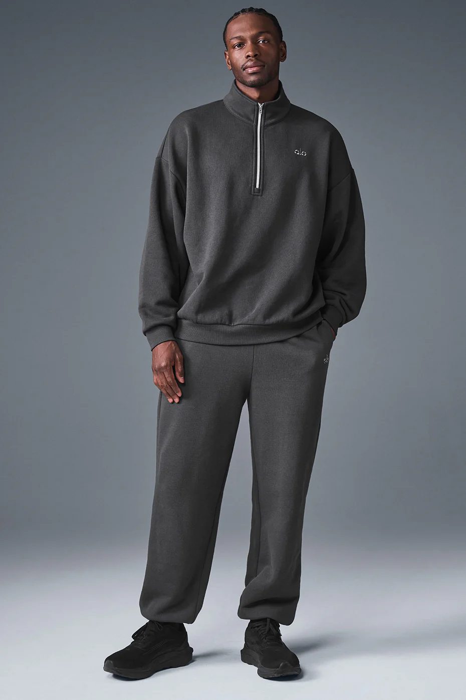 Accolade 1/4 Zip Pullover - Anthracite
