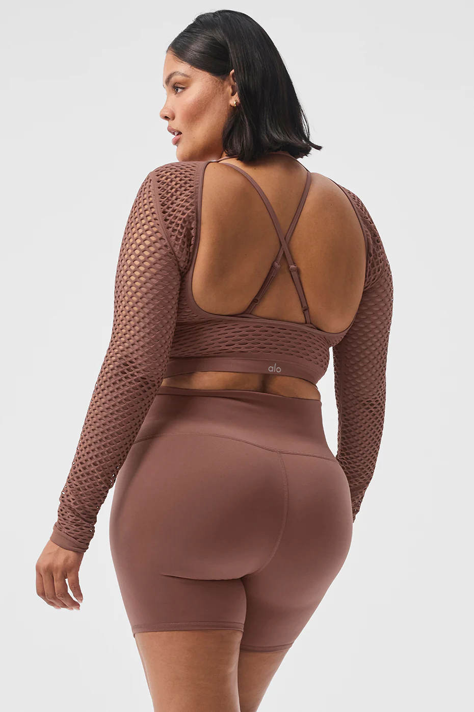 Seamless Open Air Cover Up - Chestnut