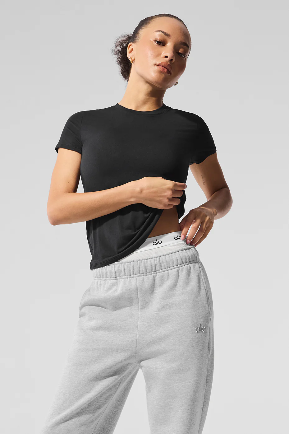 Alosoft Finesse Tee - Black