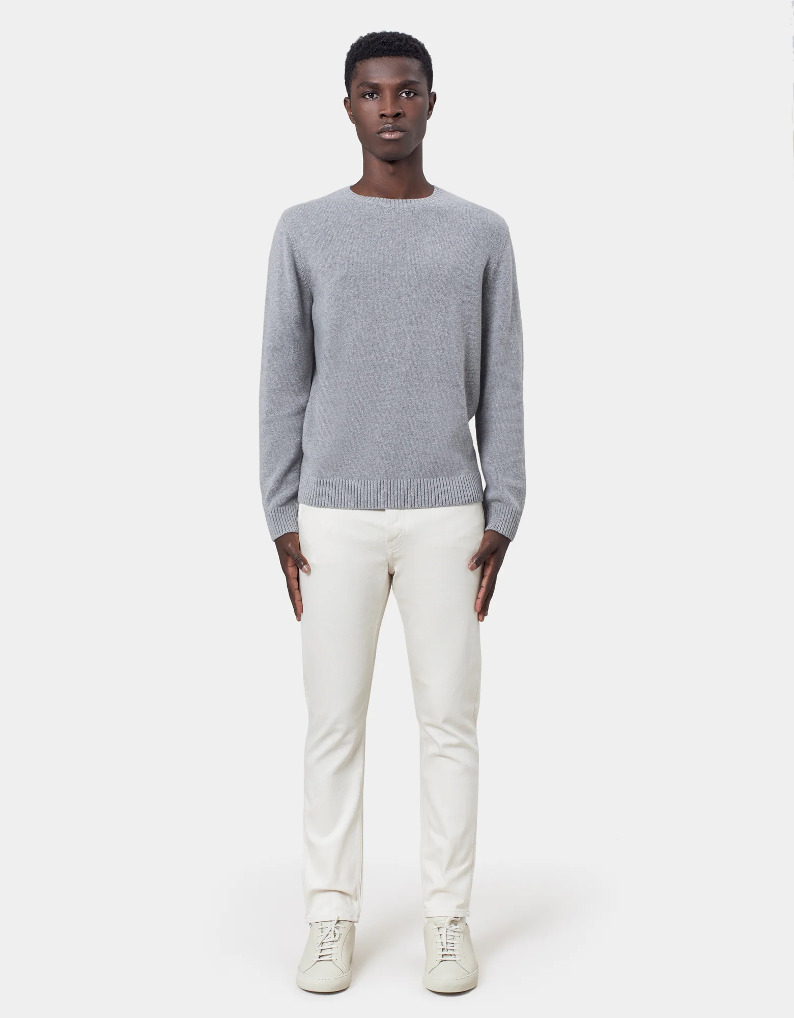 Classic Merino Wool Crew - Burned Yellow