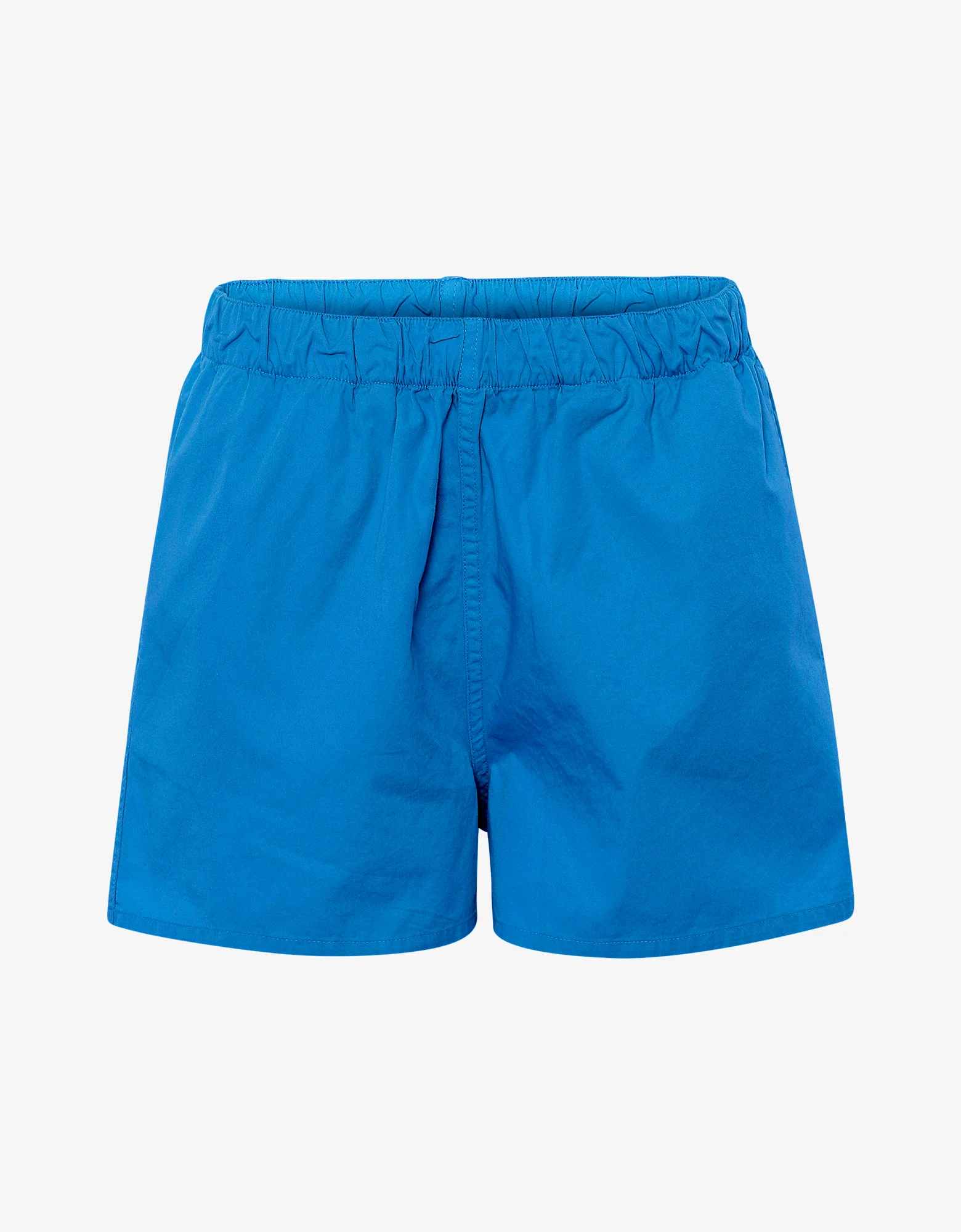 Women Organic Twill Shorts - Pacific Blue