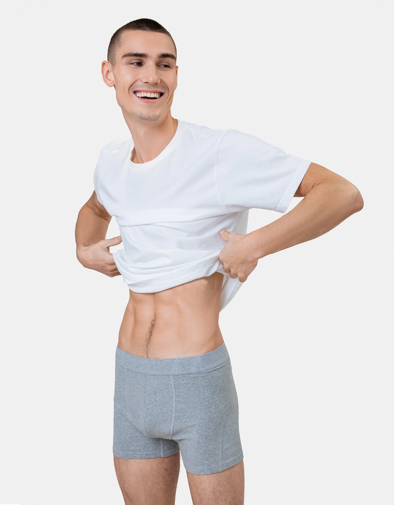 Classic Organic Boxer Briefs - Polar Blue