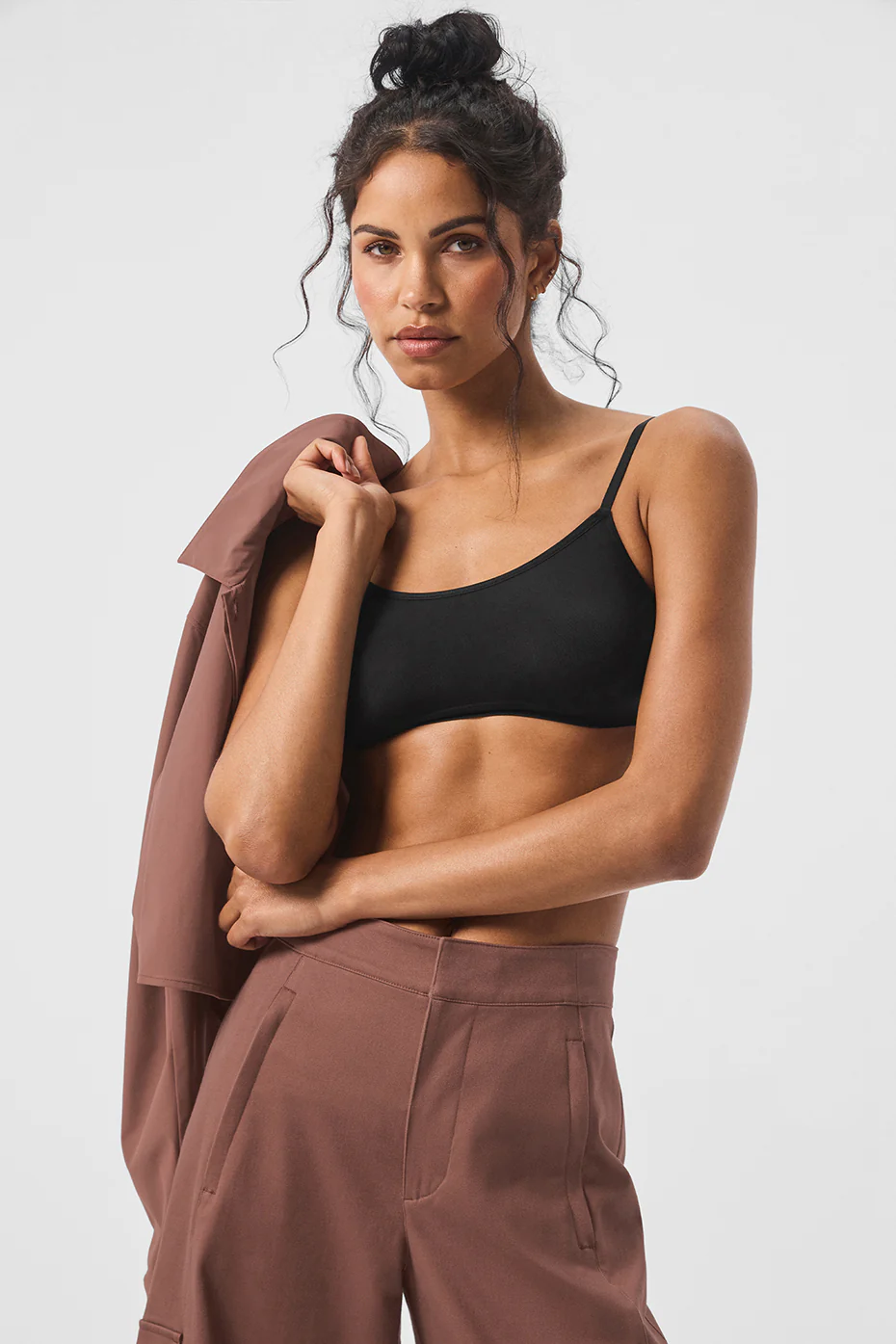 Sheer Glow Bra - Black