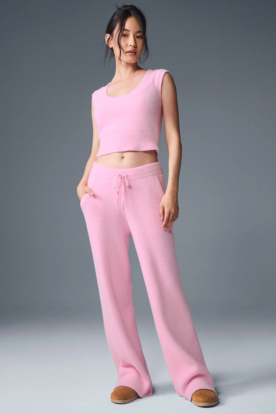 Snuggle Up Sweater Short Sleeve - Sweet Pink