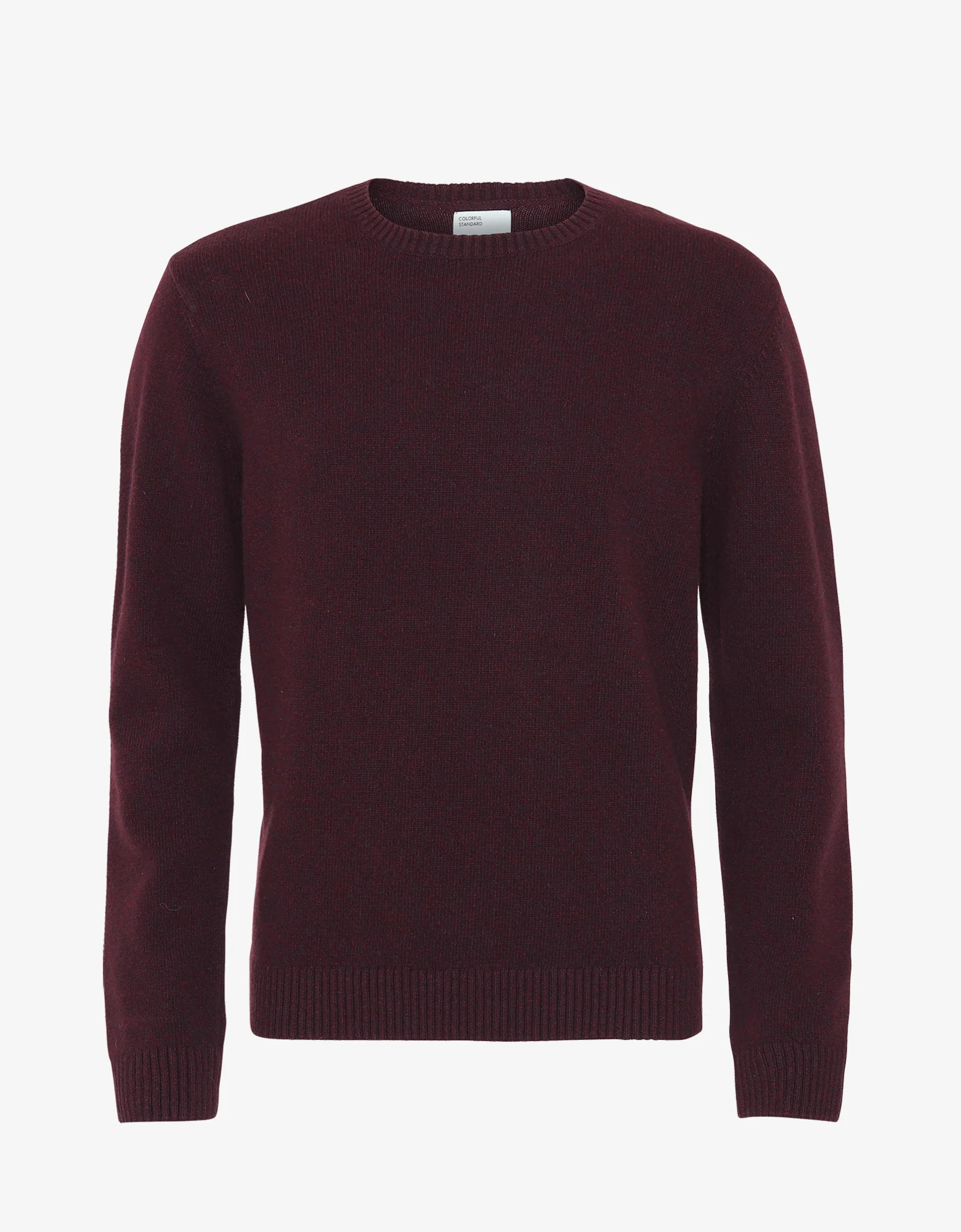 Classic Merino Wool Crew - Oxblood Red