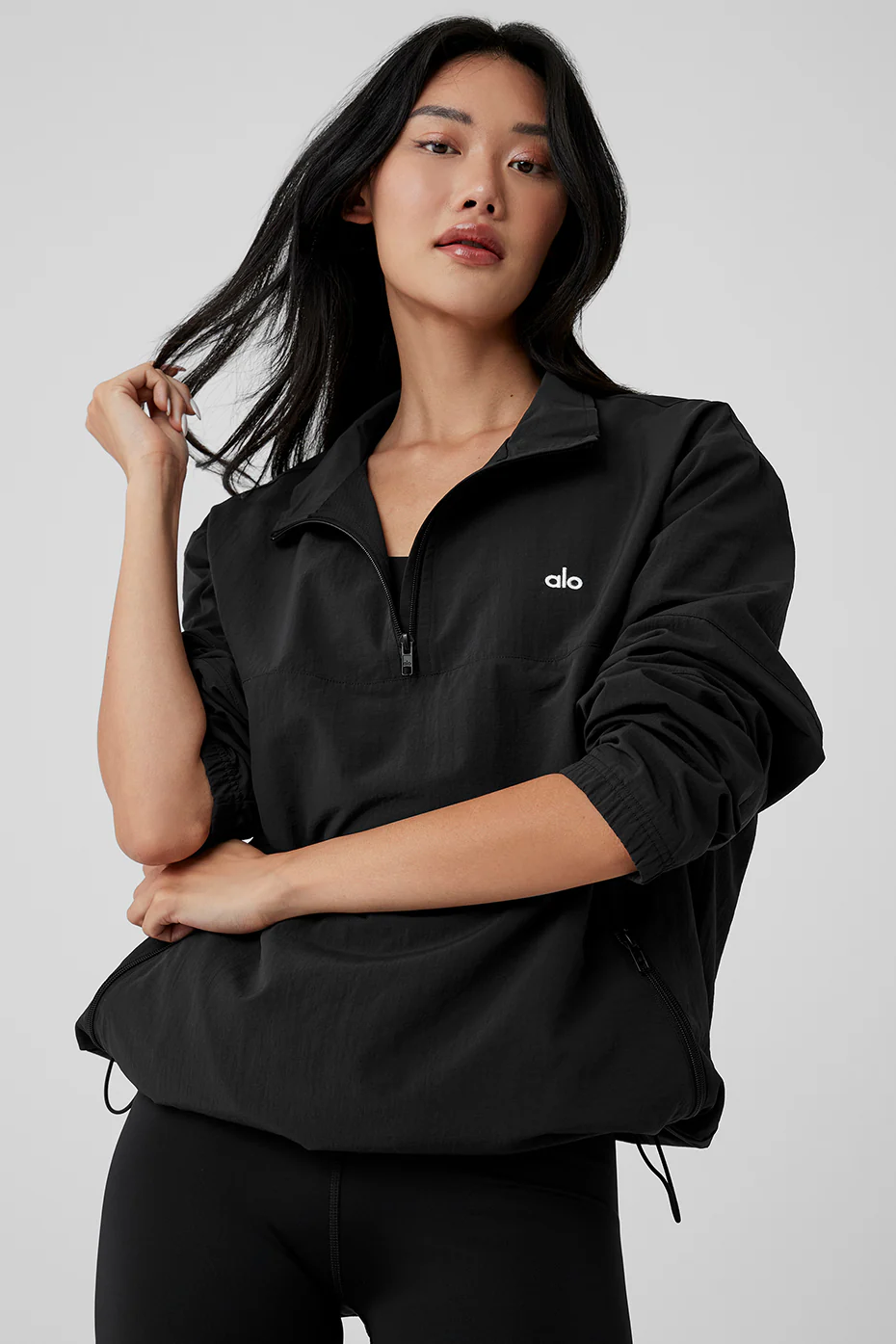 Takeaway Track Pullover - Black