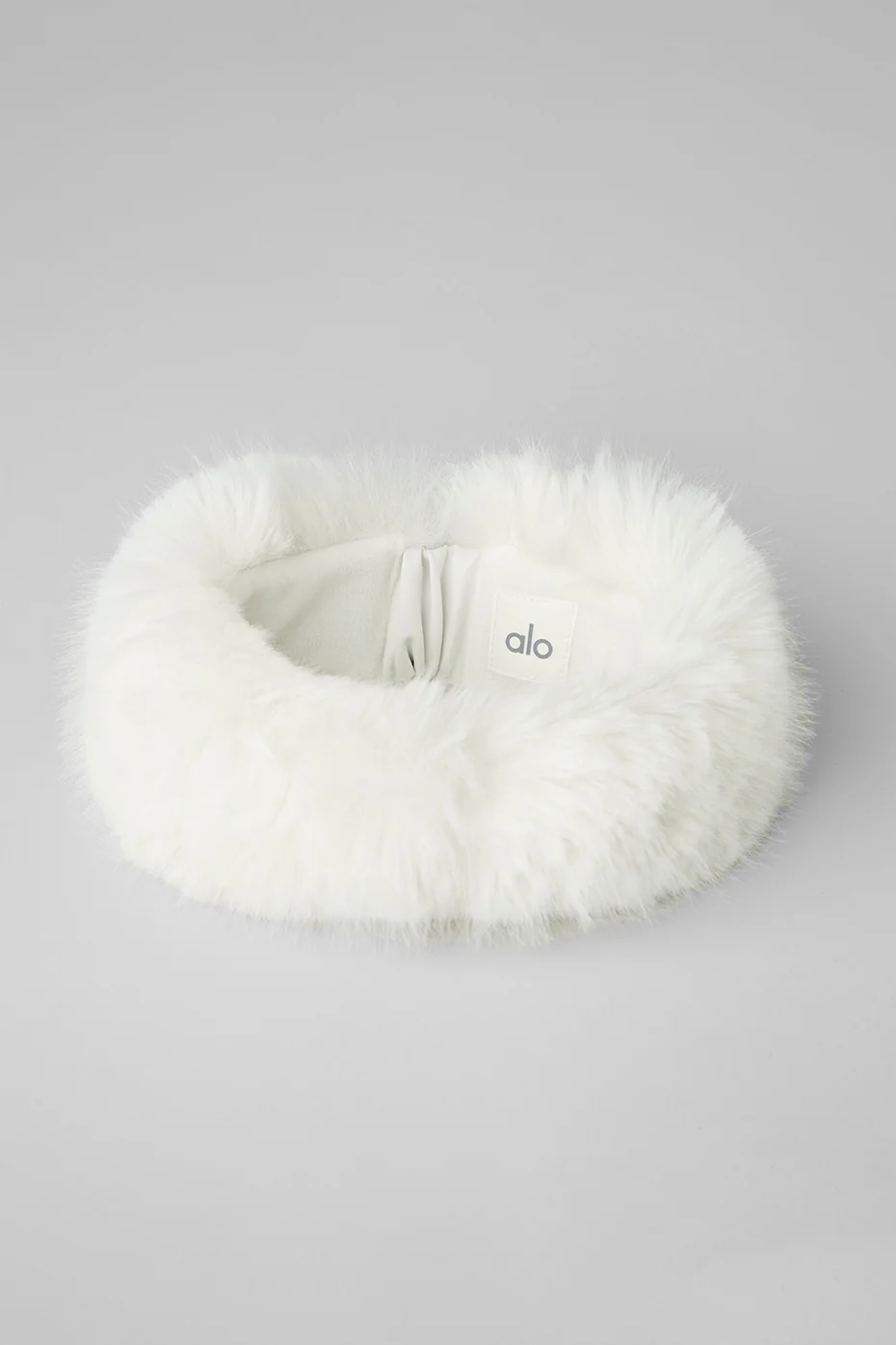 Faux Fur Wintersun Headband - Ivory