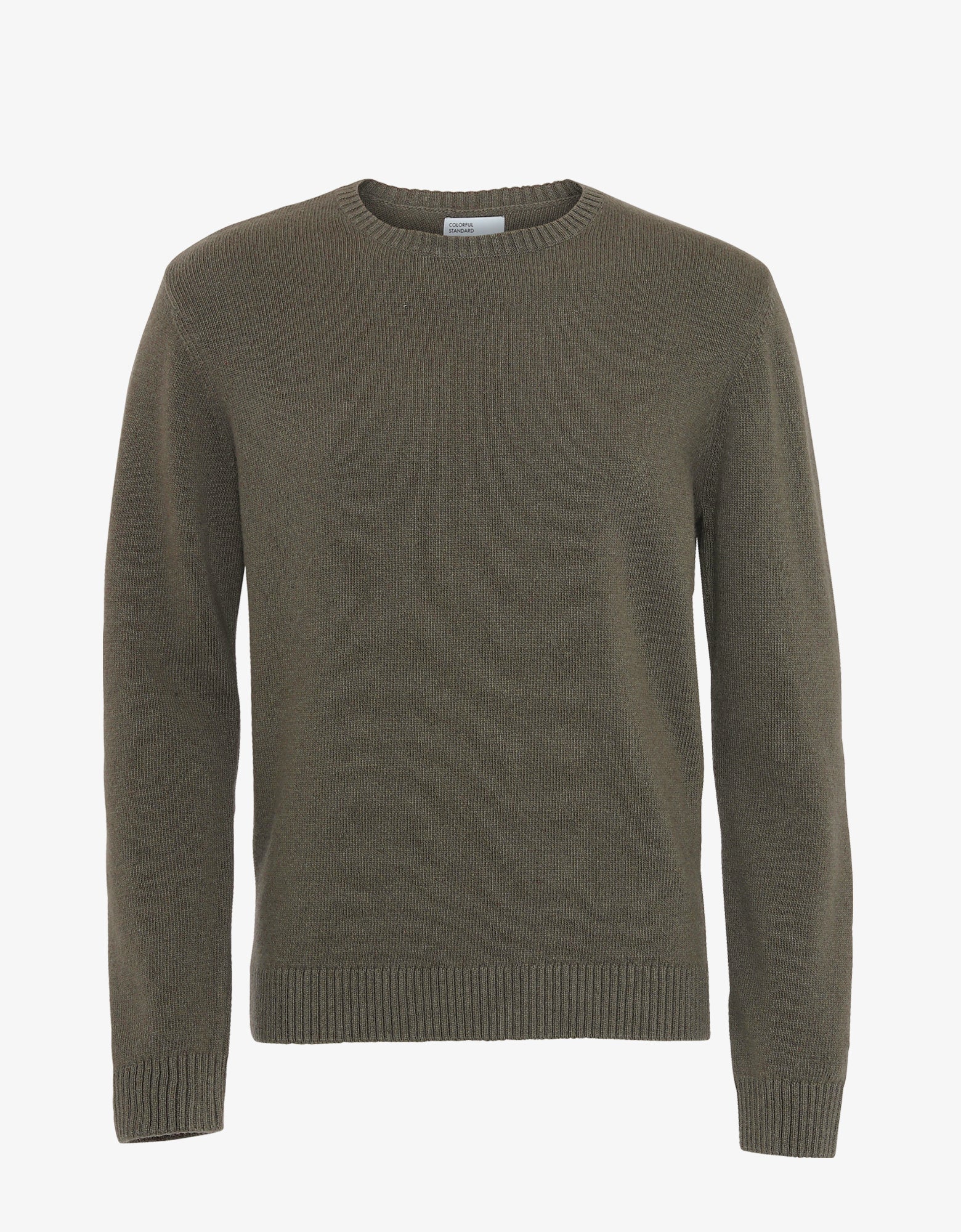Classic Merino Wool Crew - Dusty Olive